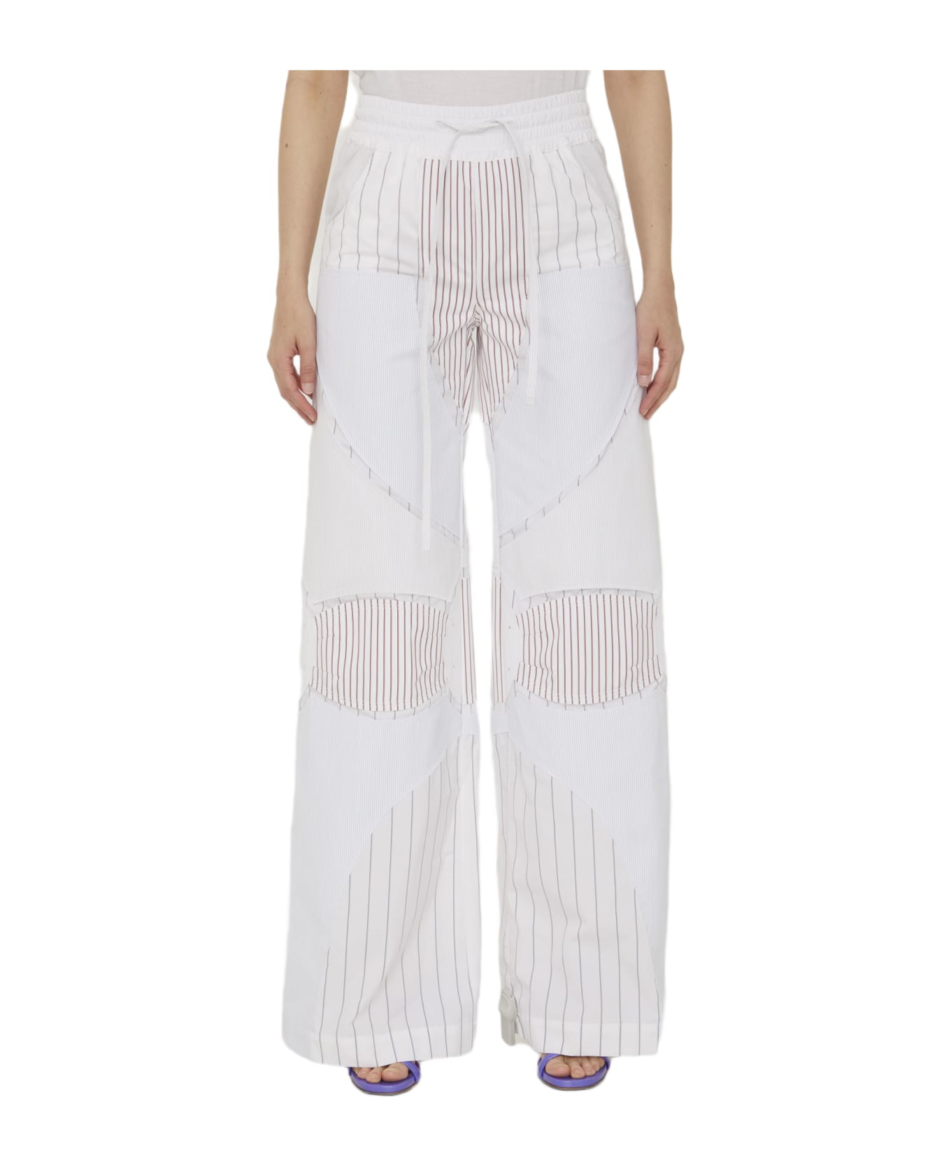 Off-White Motorcycle Pants - WHITE ボトムス