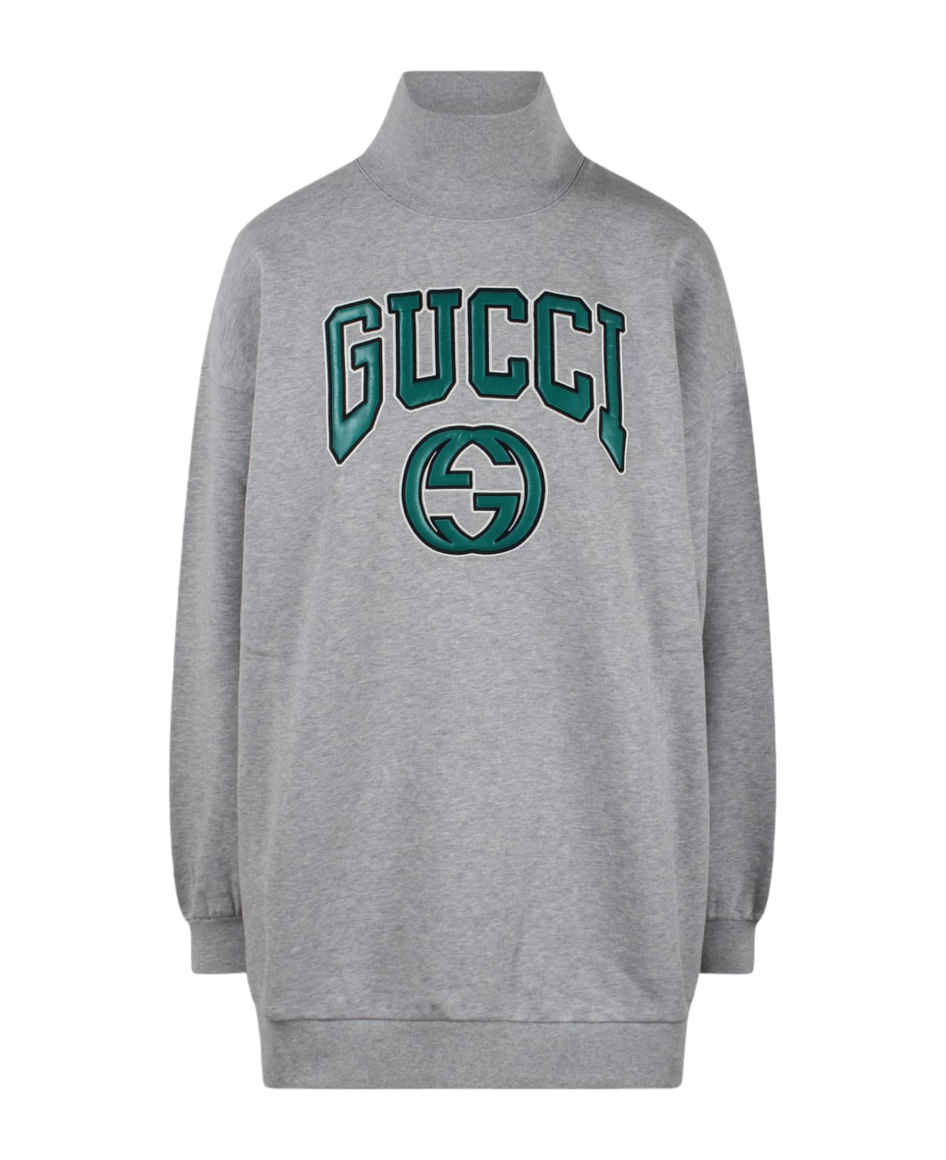 Gucci Embroidery Jersey Sweatshirt - Grey