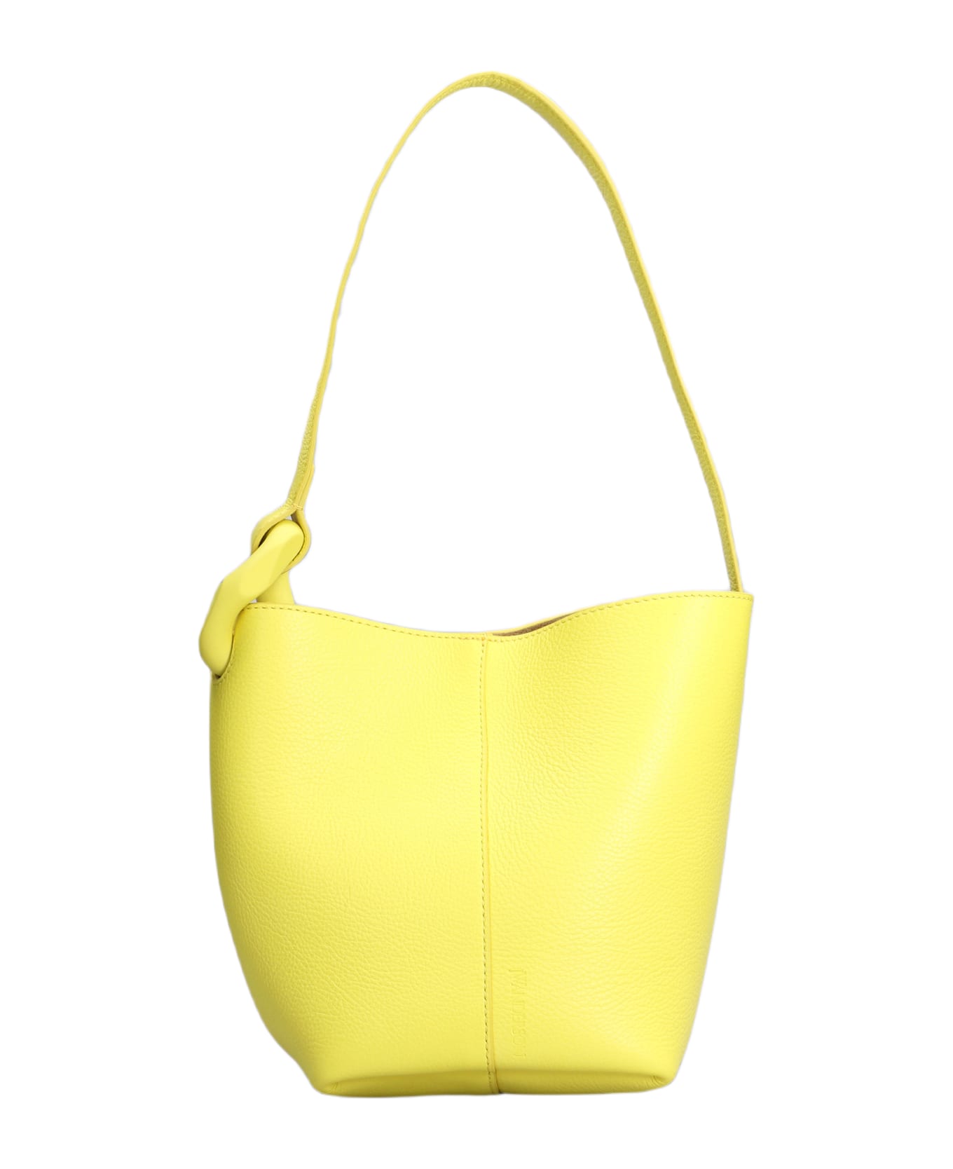 J.W. Anderson Corner Shoulder Bag In Yellow Leather - yellow