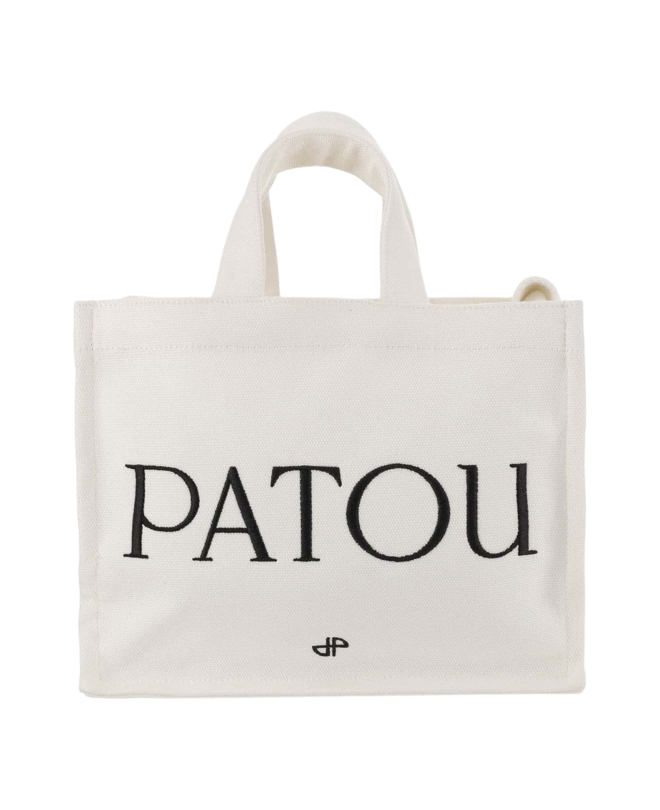Patou Cotton Tote Bag - White