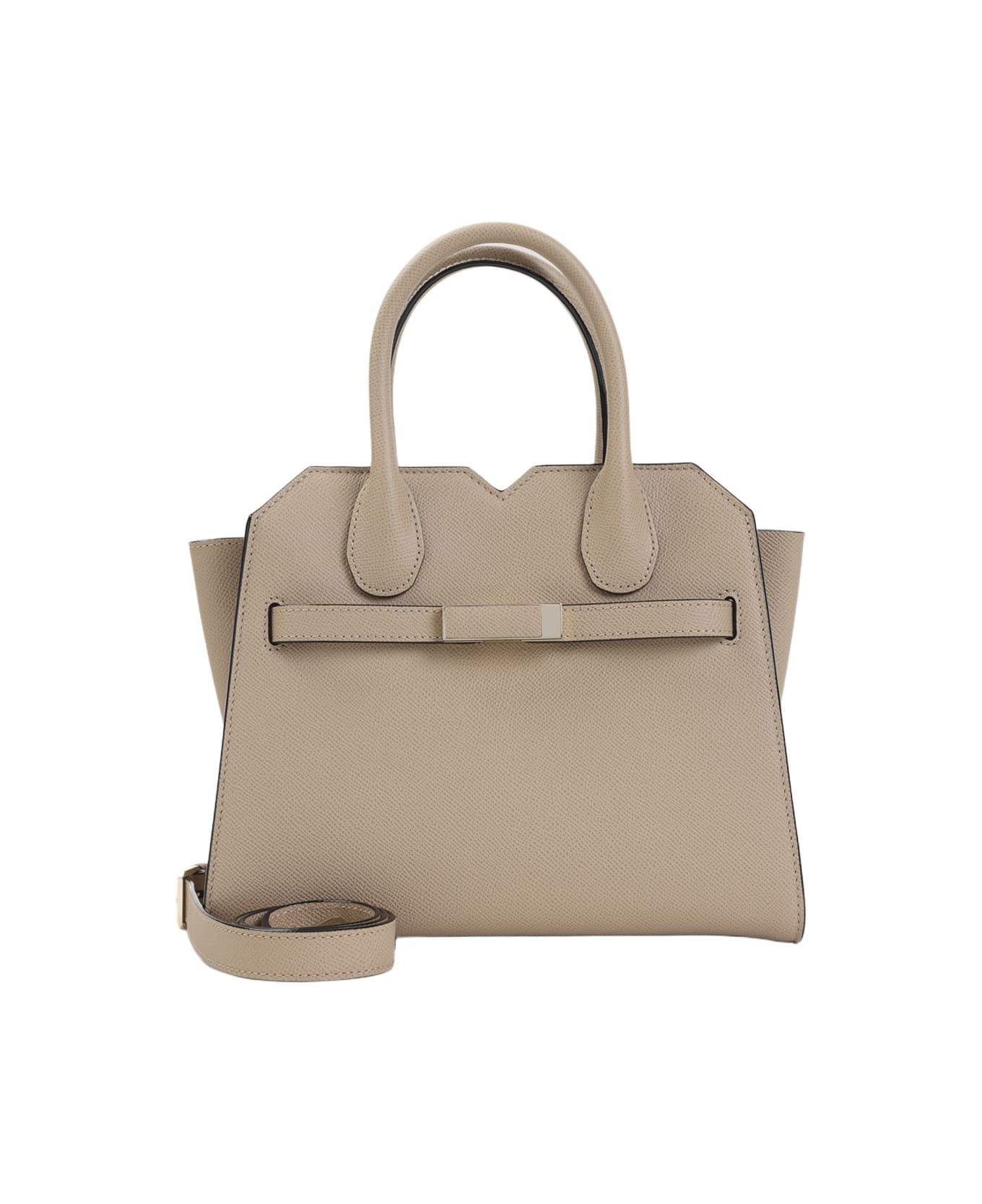 Valextra Milano Mini Handbag - Mbc Beige Cachemire
