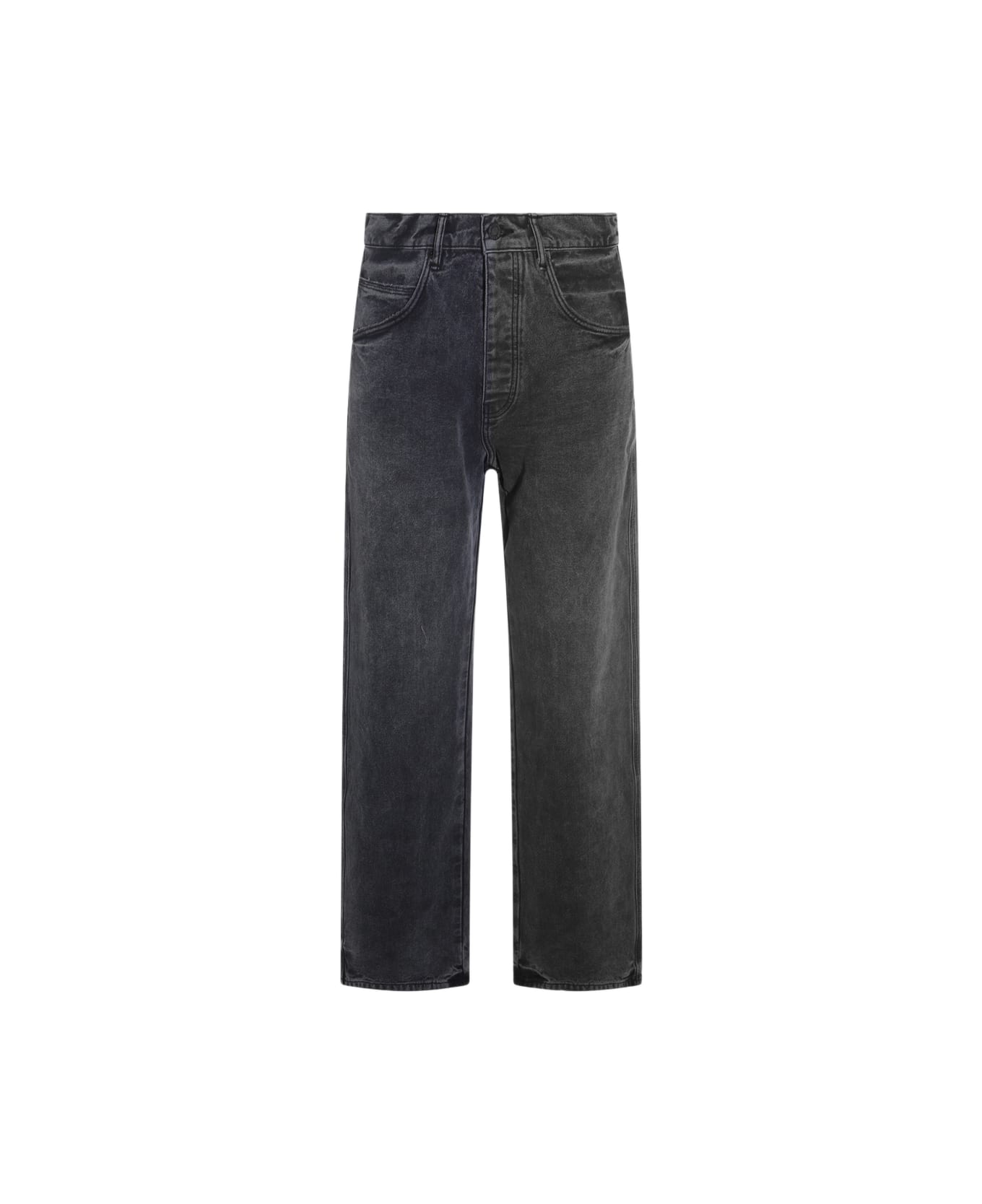 Purple Brand Grey Cotton Jeans - DK INDIGO