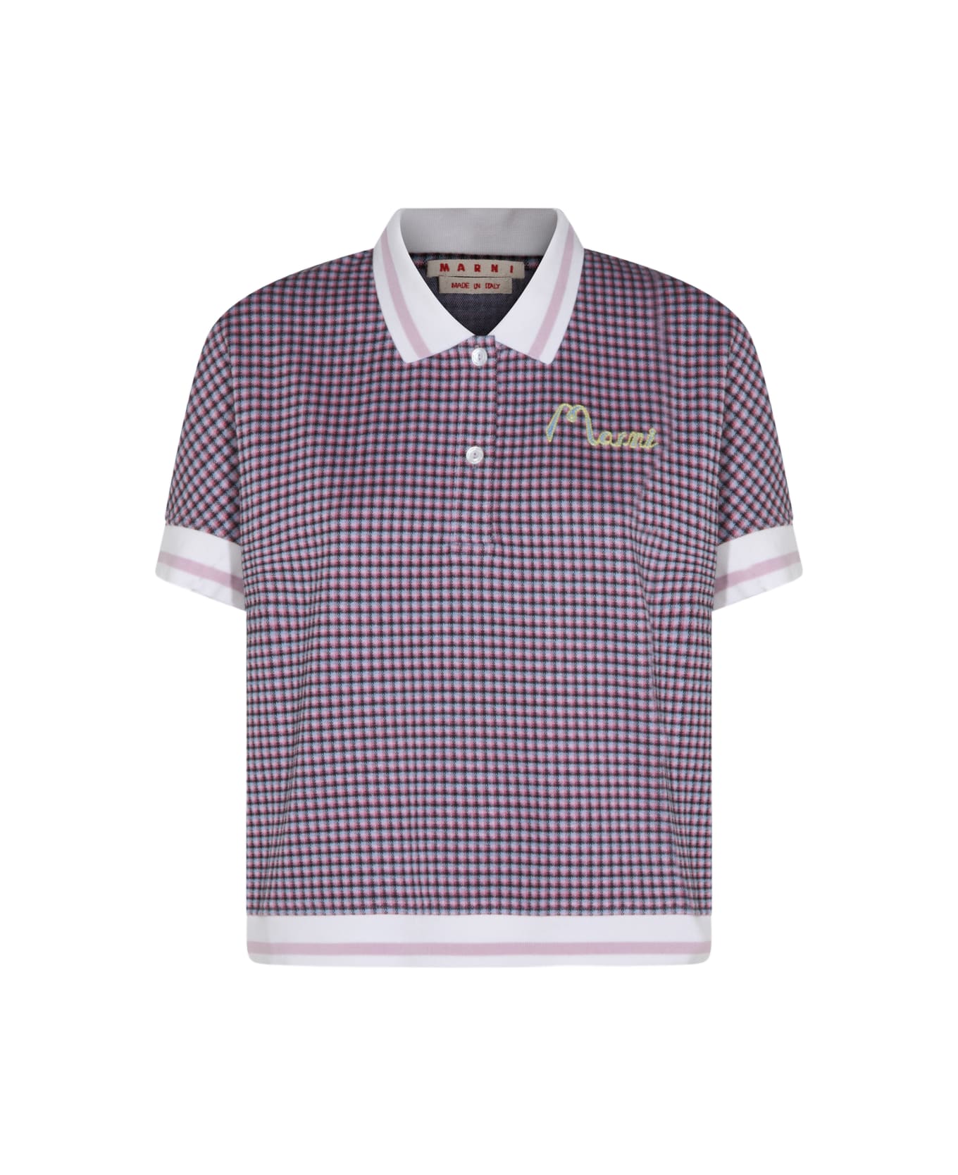 Marni Quartz Cotton Polo Shirt - QUARTZ