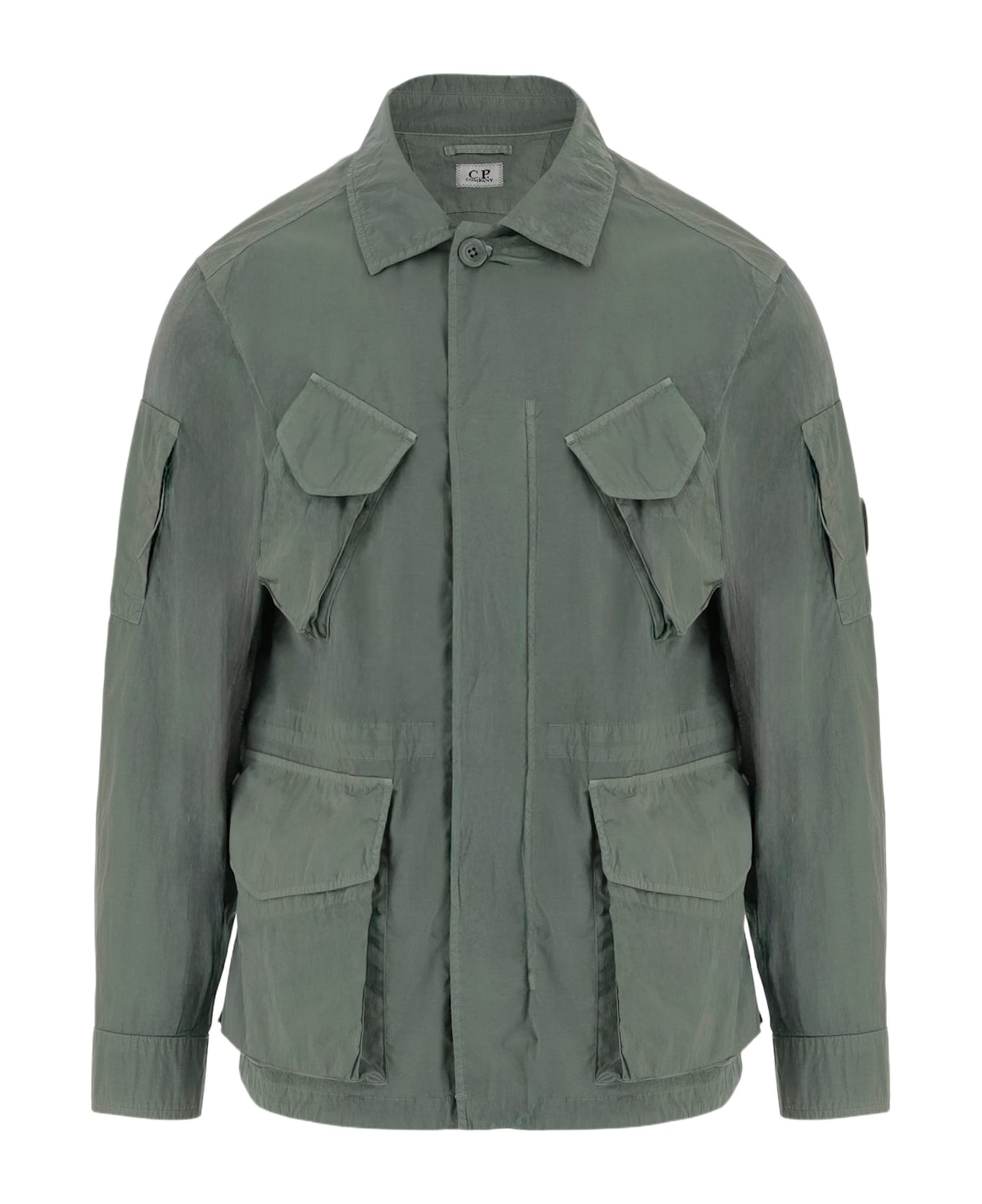 C.P. Company Technical Shirt With Multiple Pockets - Green