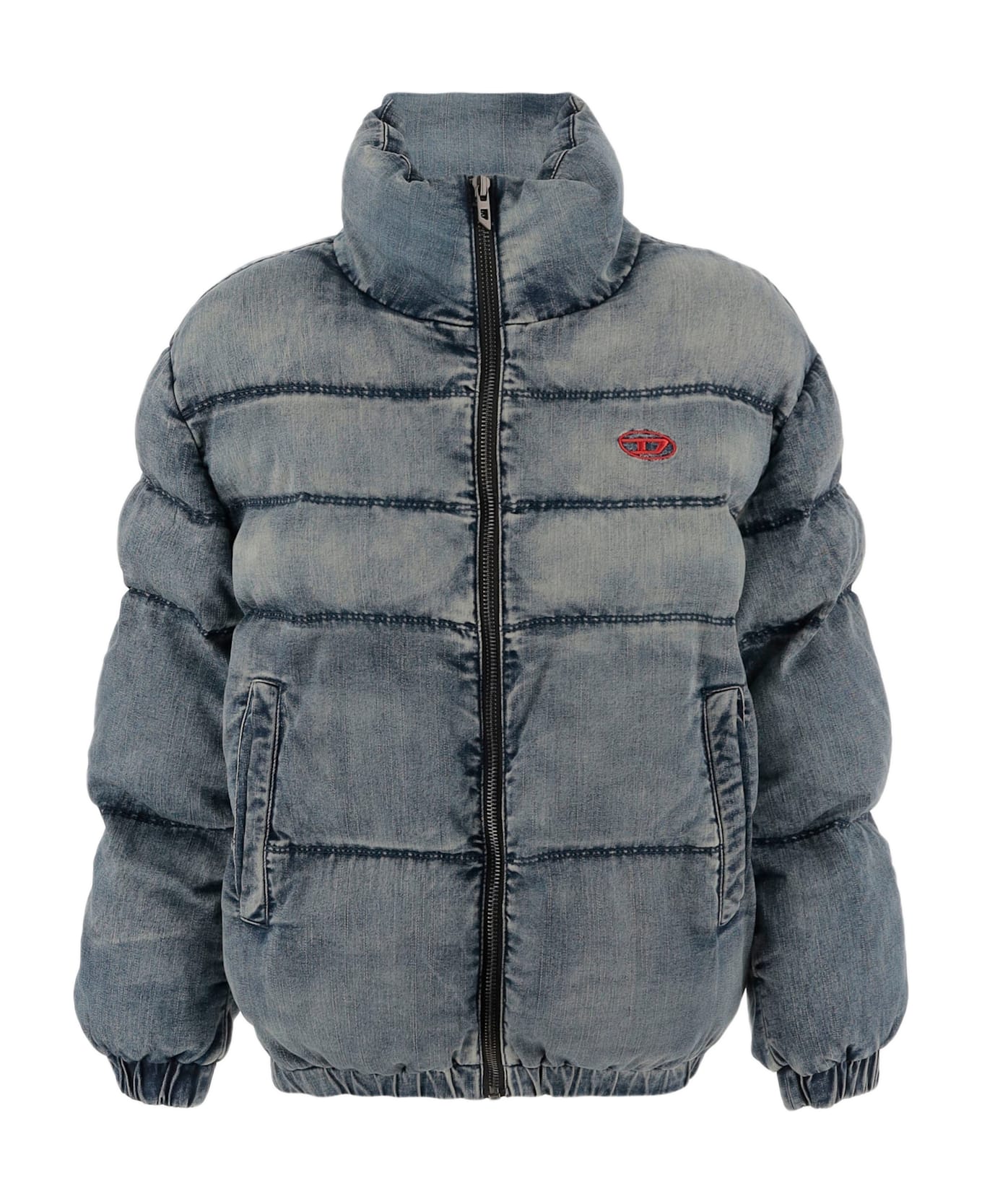 Diesel Jwmons Cotton Blend Padded Jacket - Denim
