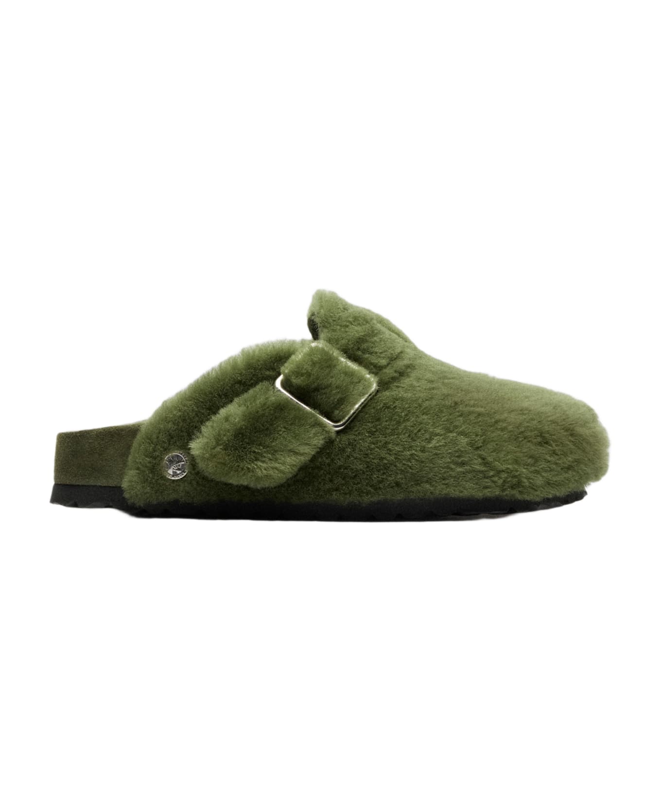 Birkenstock Boston 1774 Shearling - Green