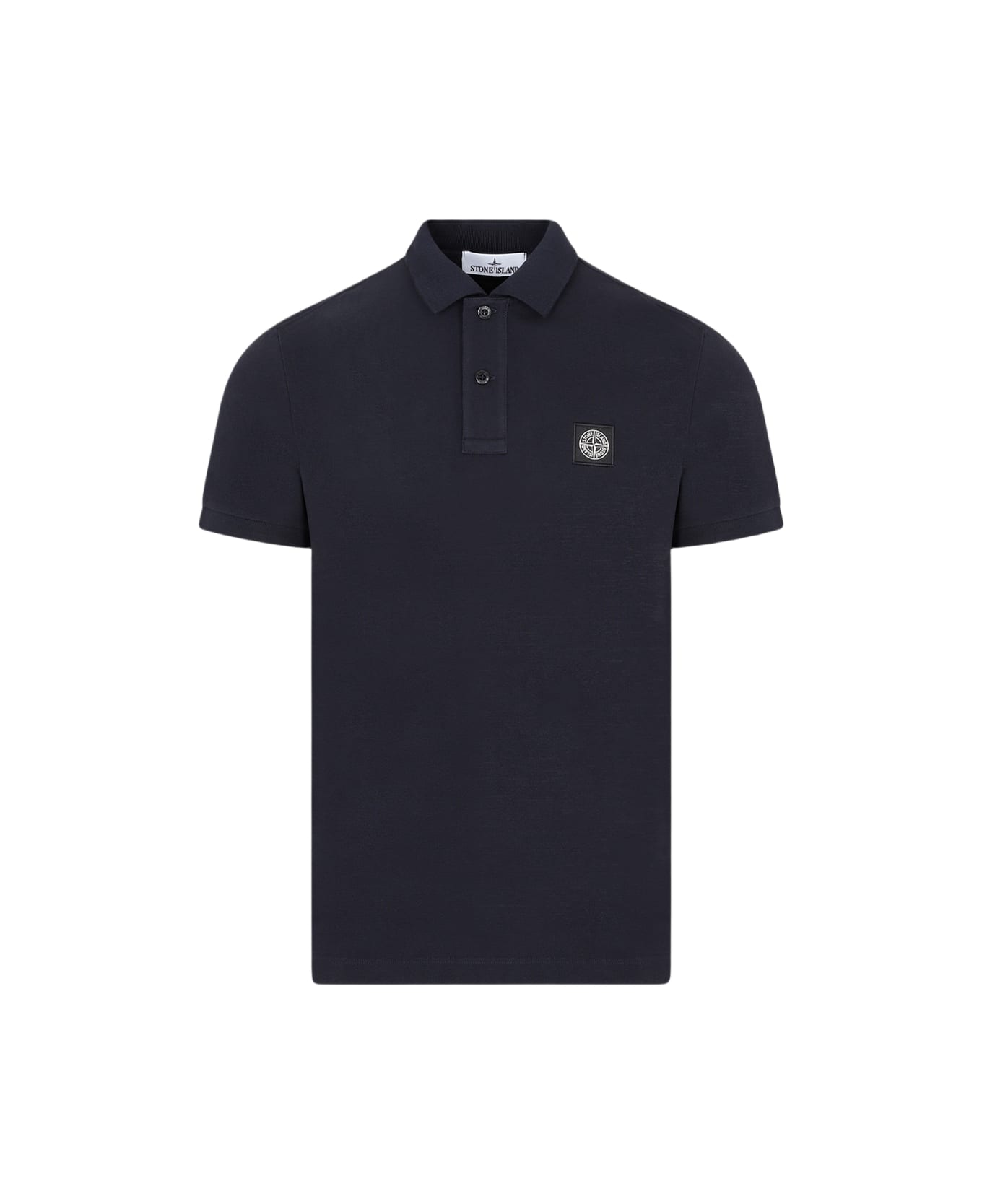 Stone Island Cotton Polo - Navy Blue