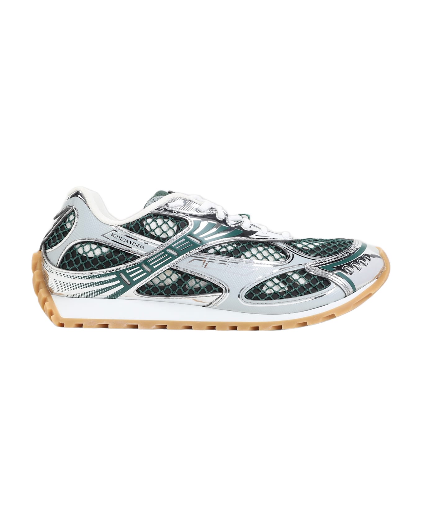 Bottega Veneta Orbit Sneakers - Biliard Silver