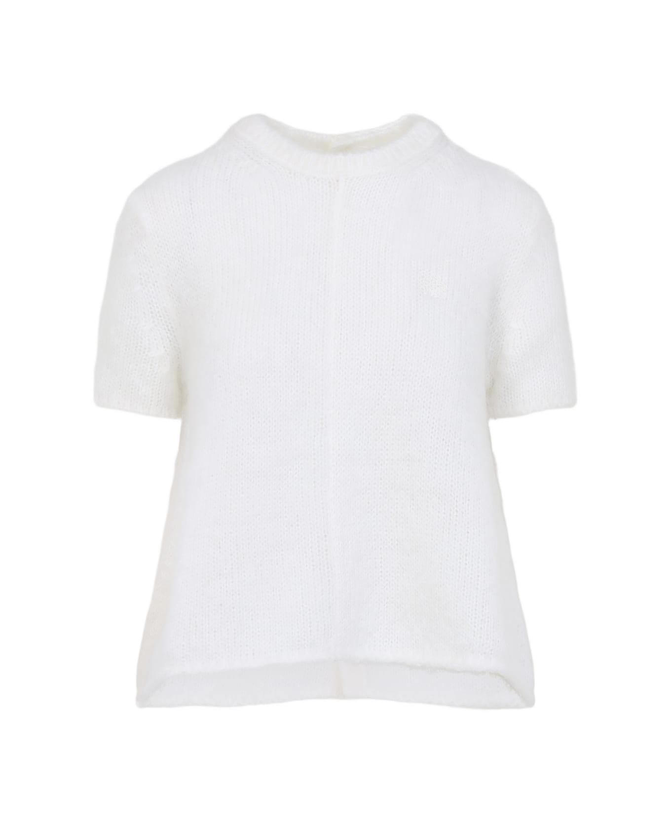Loewe Short Sleeve Sweater - White