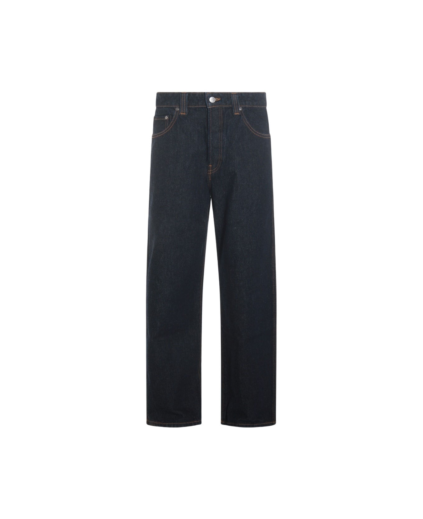 Khaite Dark Blue Cotton Jeans - BENSON
