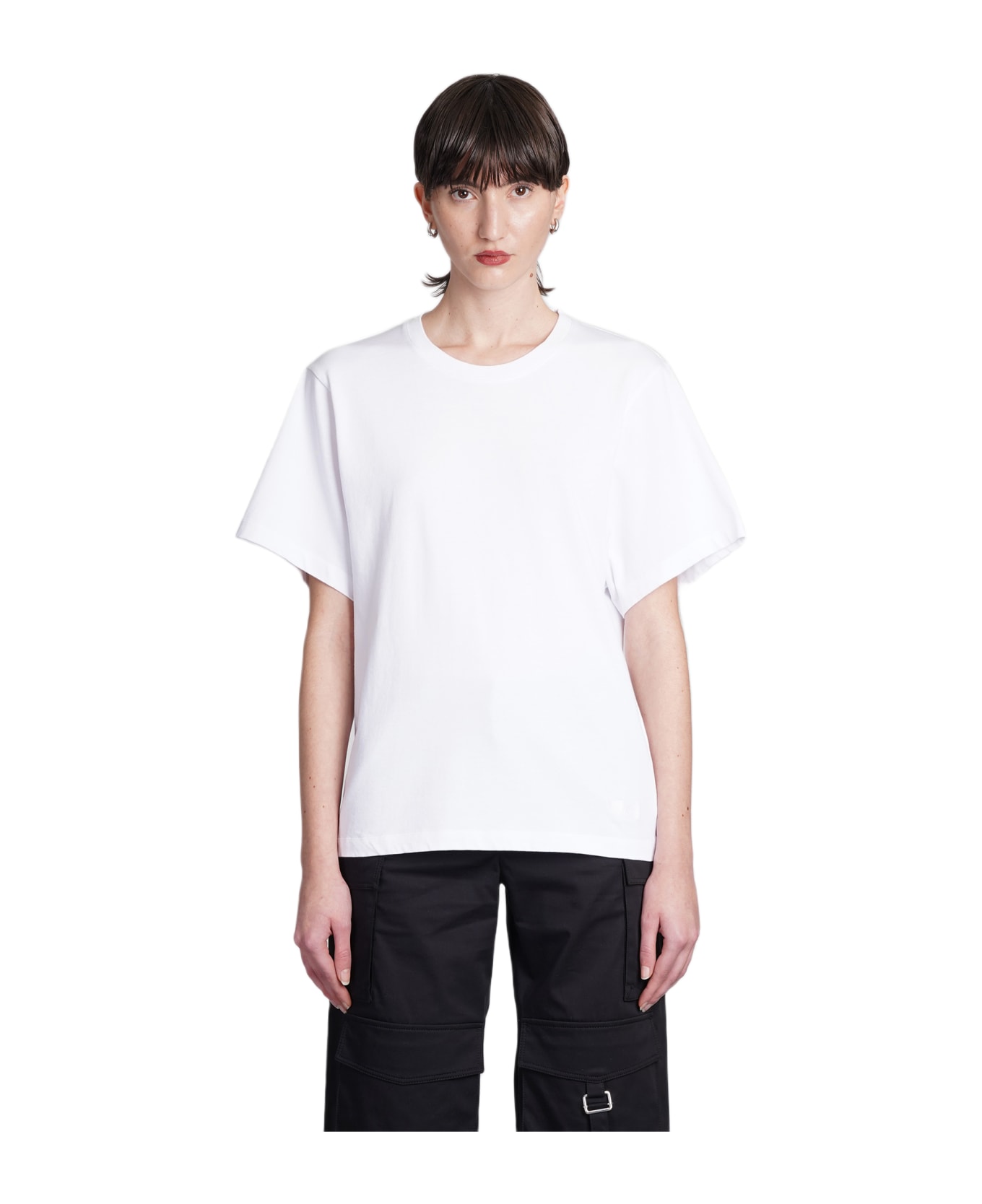 IRO Edjy T-shirt In White Cotton - white