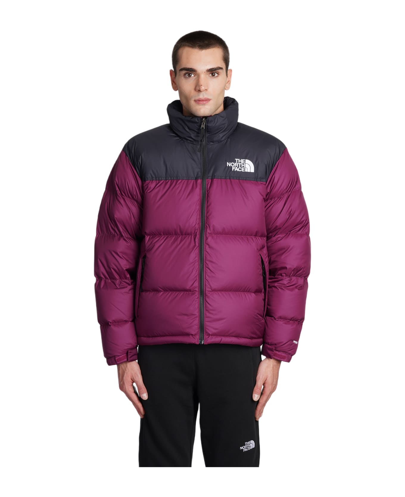 The North Face Puffer In Bordeaux Polyamide - bordeaux