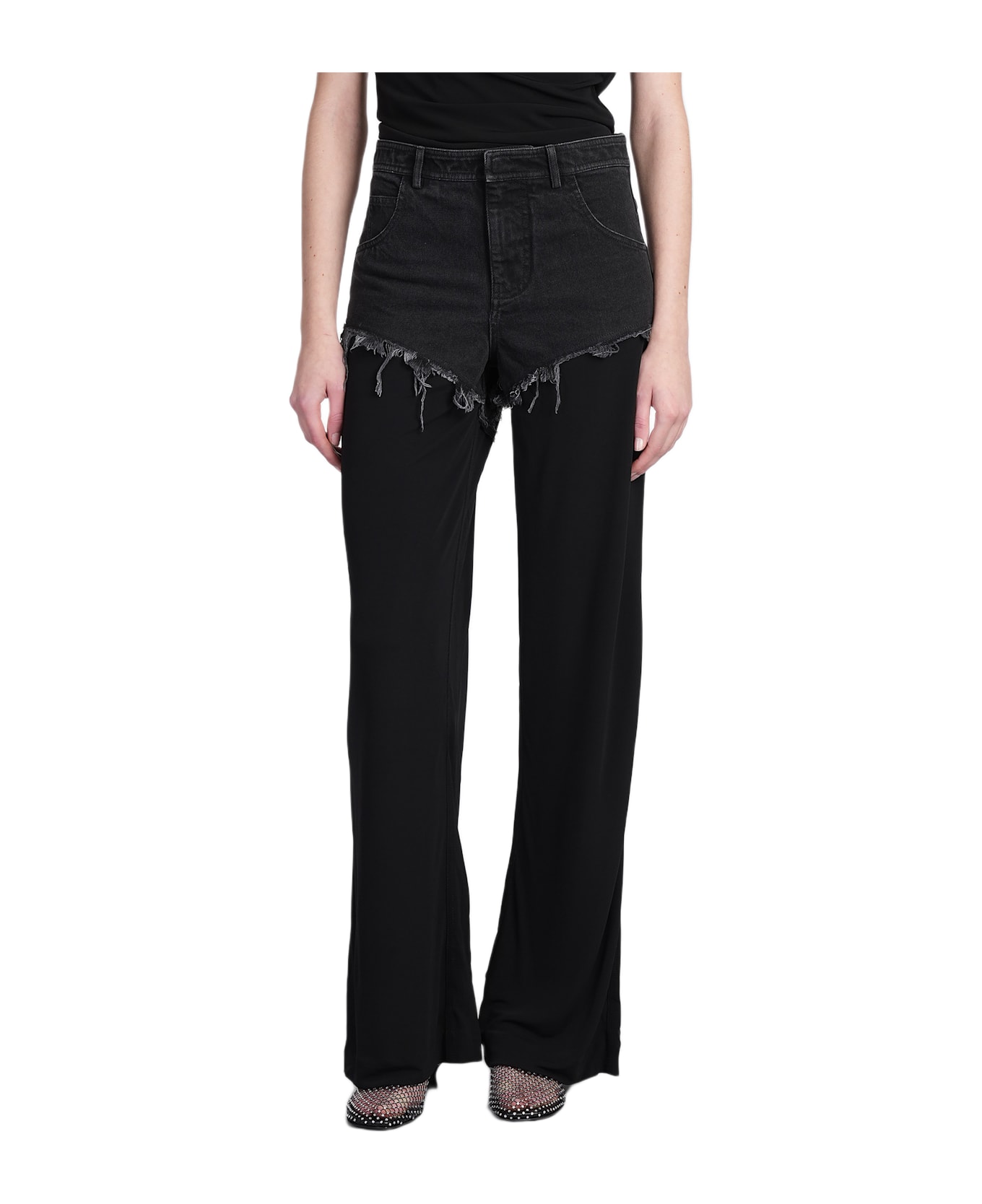 Christopher Esber Jeans In Black Cotton - black