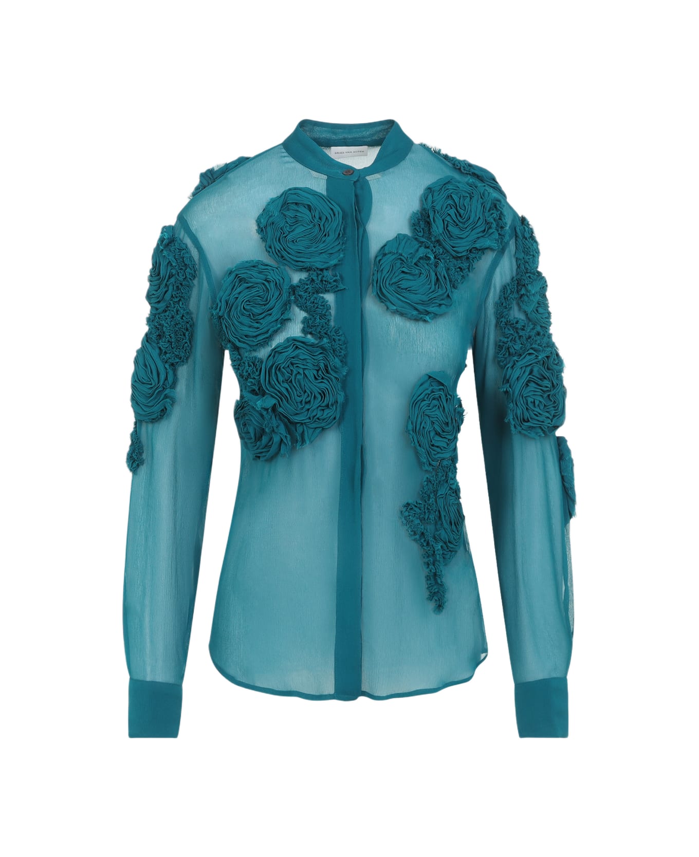 Dries Van Noten Chowsa Blouse - Petrol