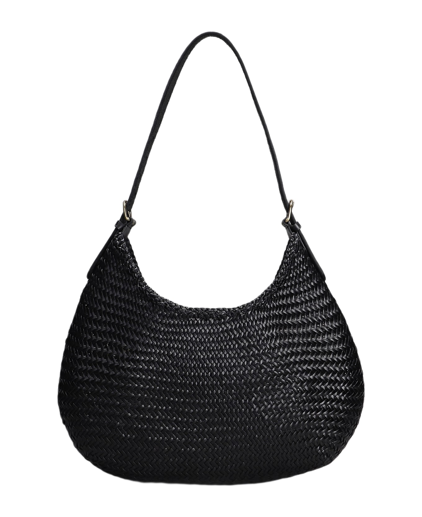 Dragon Diffusion Luna Mezza Tote In Black Leather - black