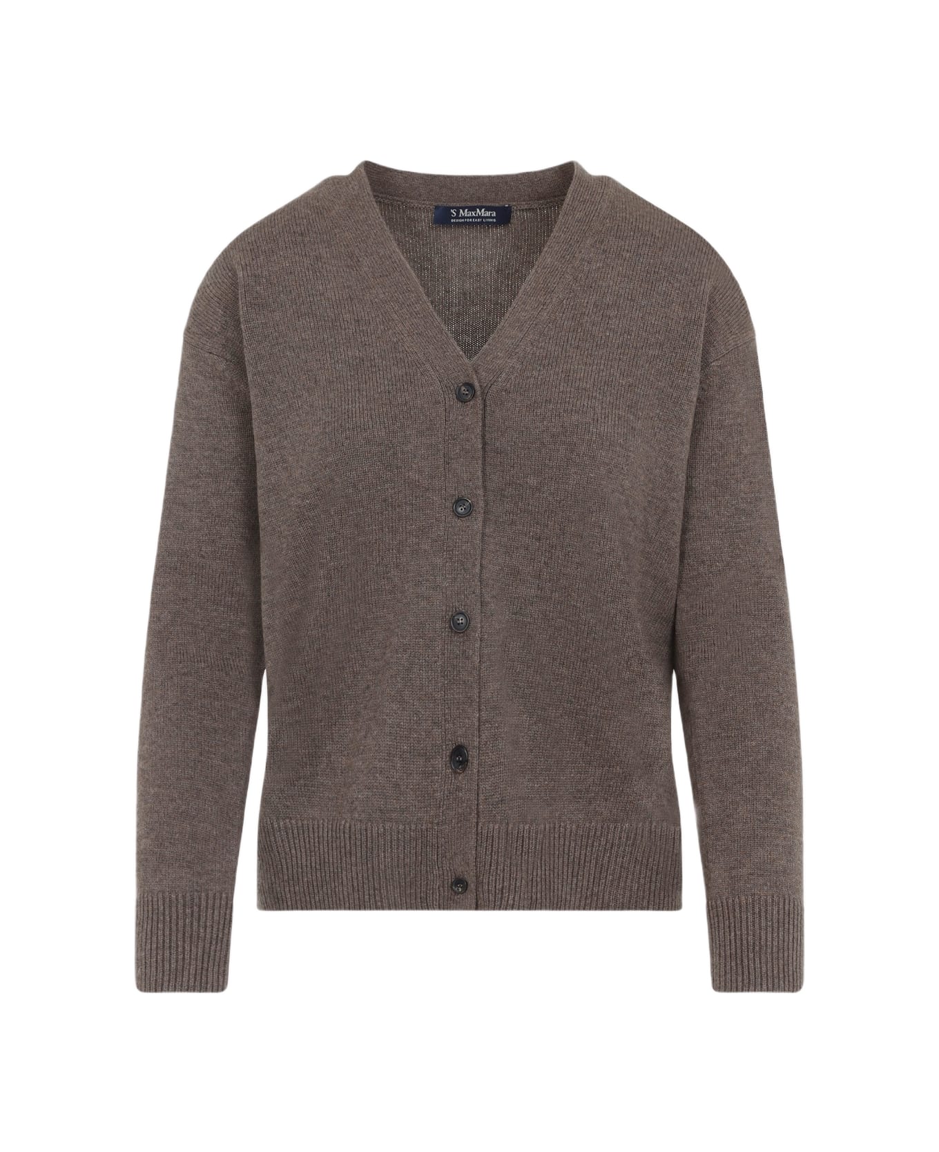 
S Max Mara Cedro Cardigan - Visone Mel