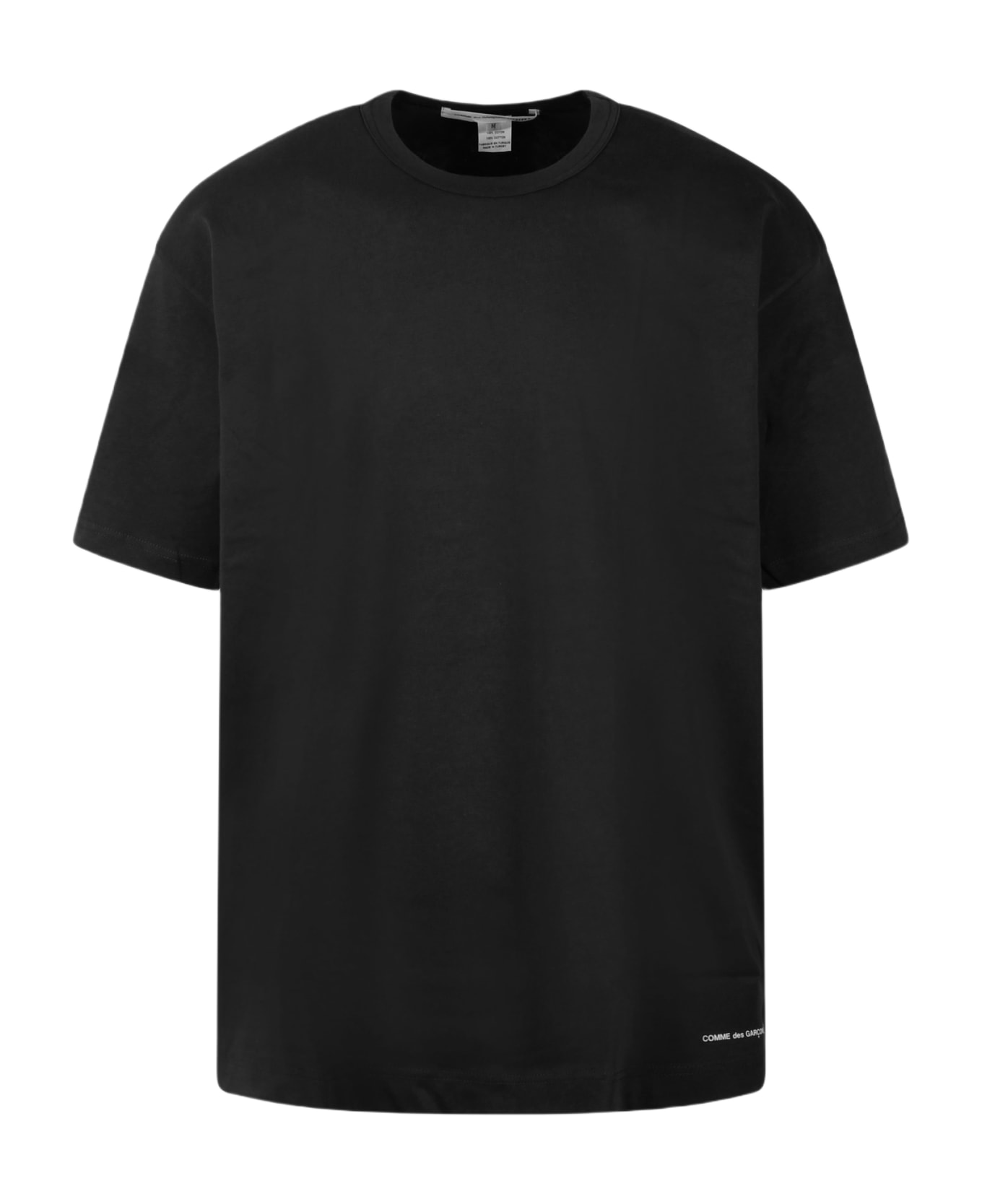 Comme des Garçons Shirt Jersey Cotton Basic T-shirt - Black