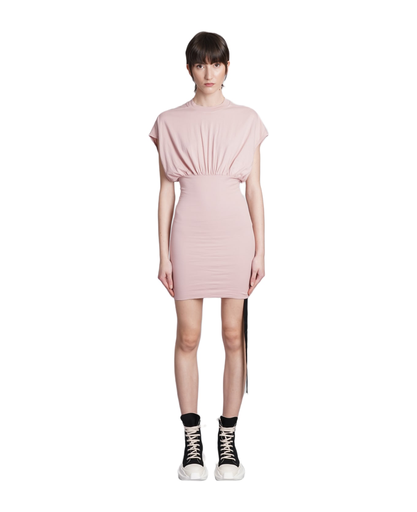 DRKSHDW Tommy Dress In Rose-pink Cotton - rose-pink ワンピース＆ドレス
