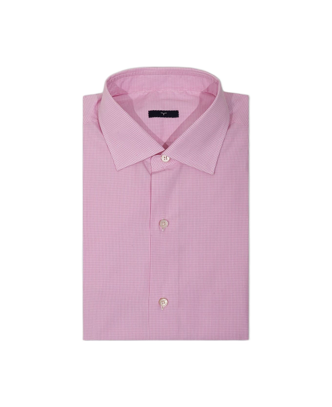 Larusmiani Tailored Cotton Shirt Mayfair Shirt - Pink