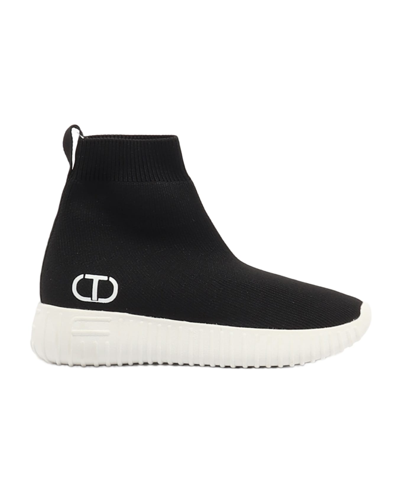 スニーカー TWINSET SS24 Stretch knit sneakers (241TCP212S18698 11401) TwinSet Stretch Knit Sneakers | italist