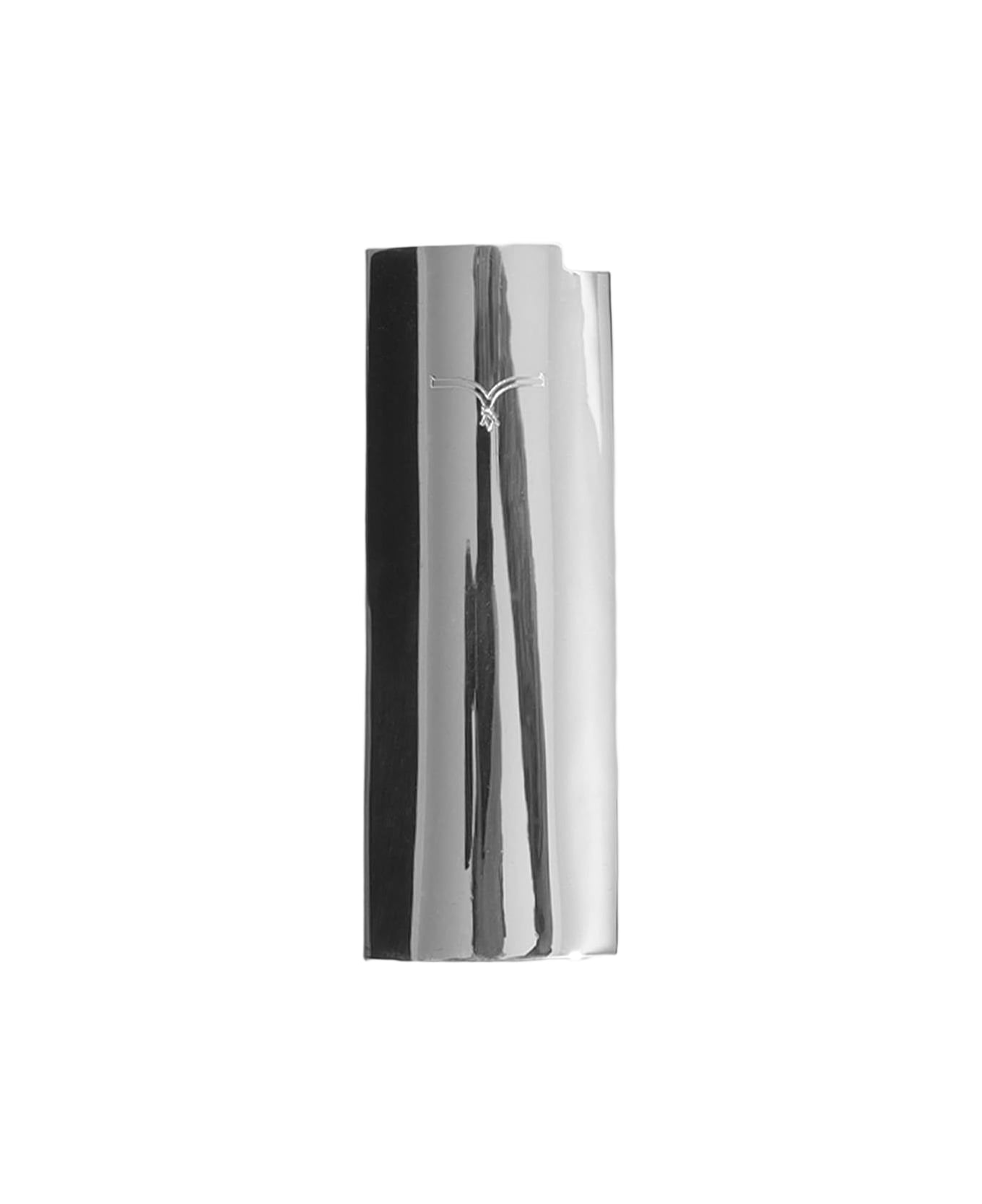 Larusmiani Clichy Lighter Cover Hi-Tech Accessory - Silver