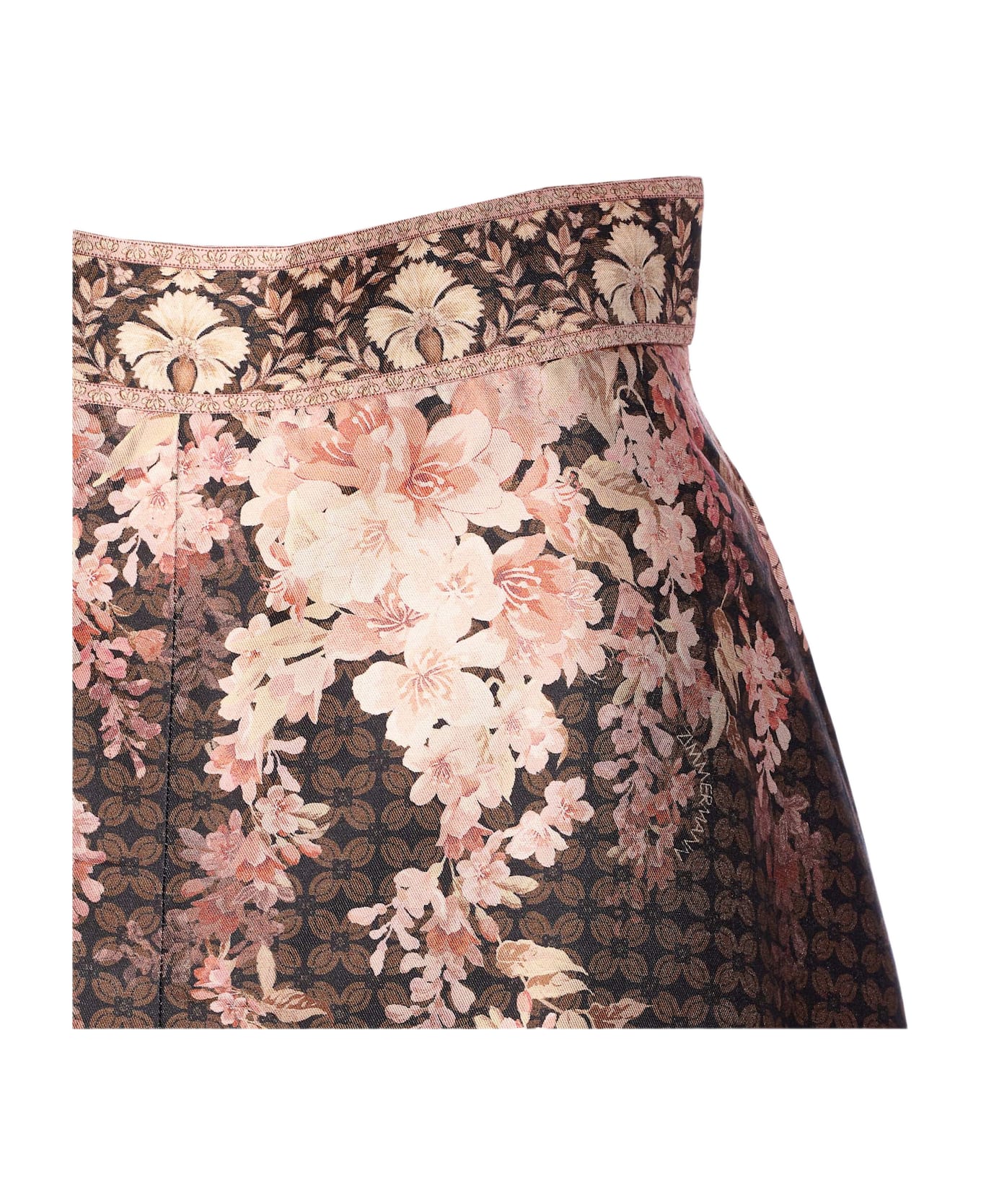 Zimmermann Illuminate Flutter Shorts - BLACKFLORAL