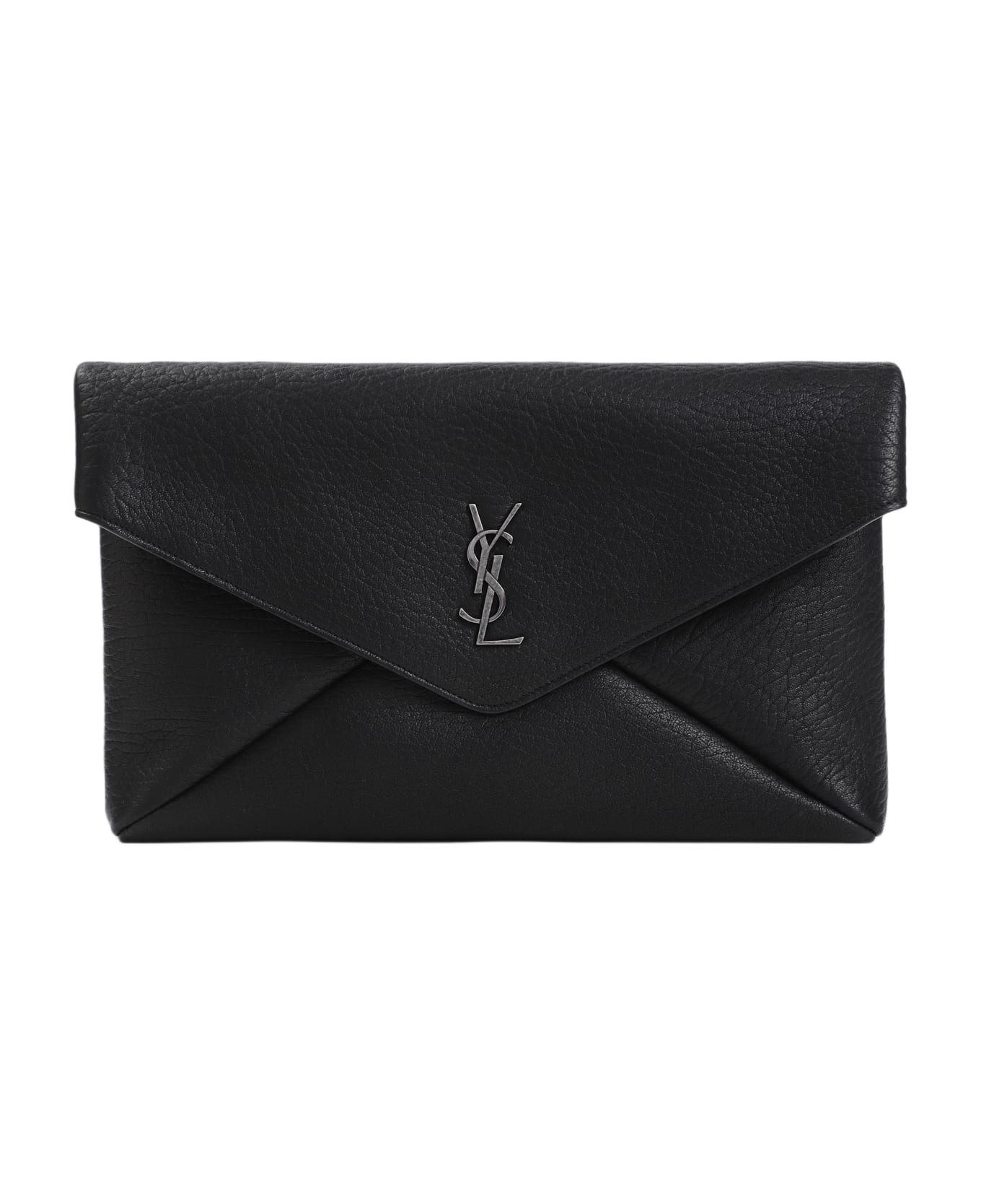 Saint Laurent Envelope Clutch - Black