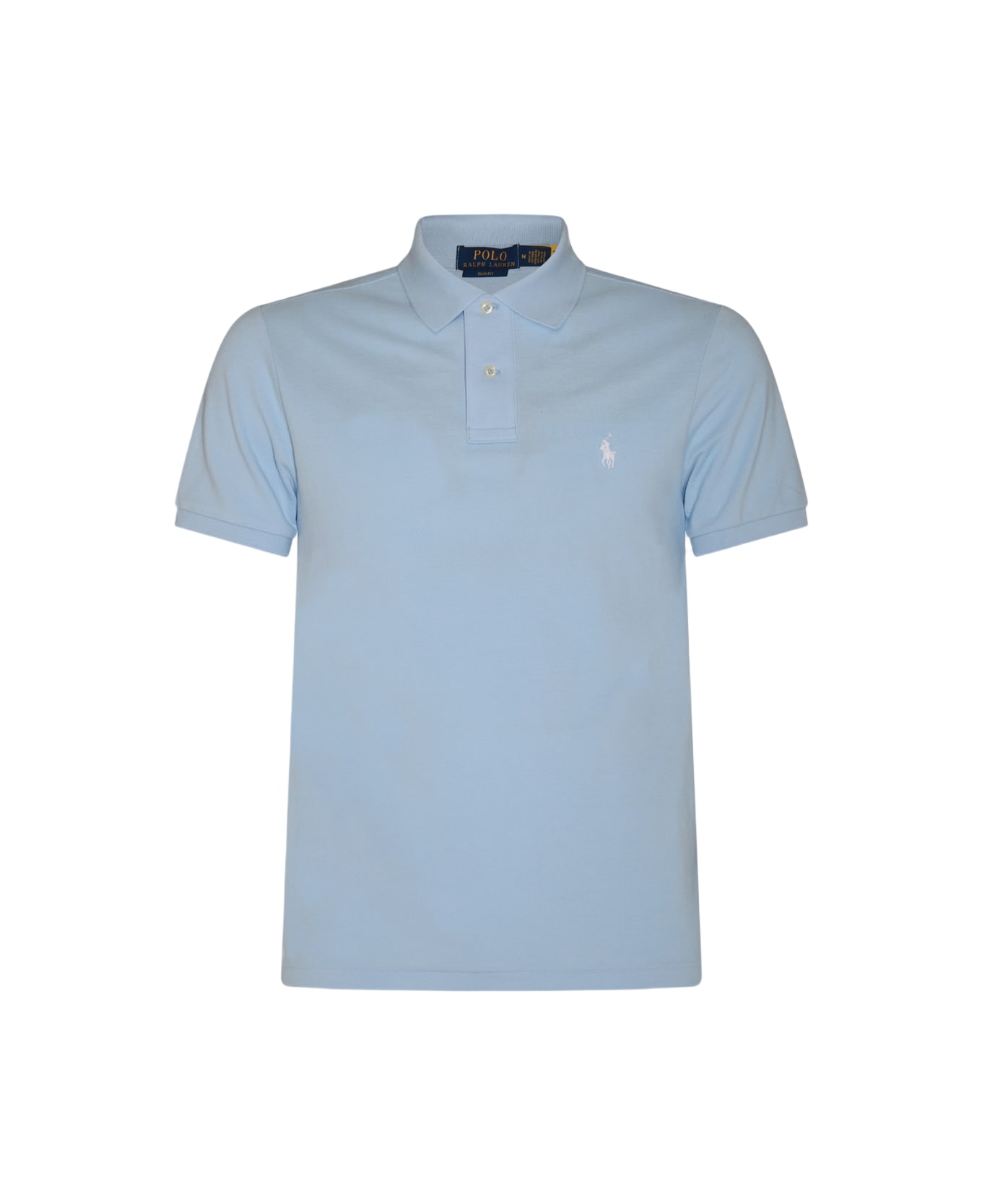 Polo Ralph Lauren Light Blue Cotton Polo Shirt - OFFICE BLUE ポロシャツ
