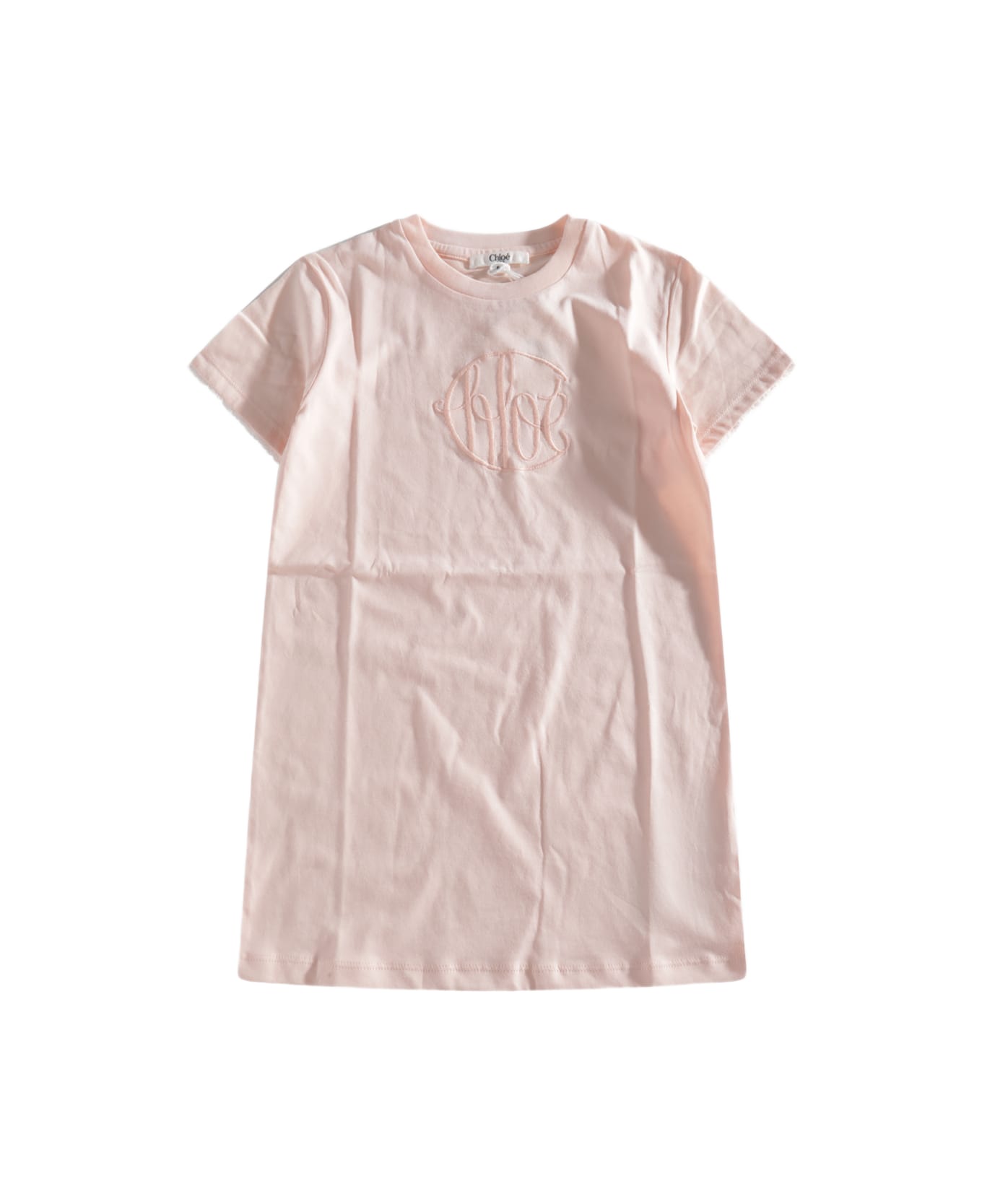 Chloé Pink Cotton T-shirt - ROSA PETALO