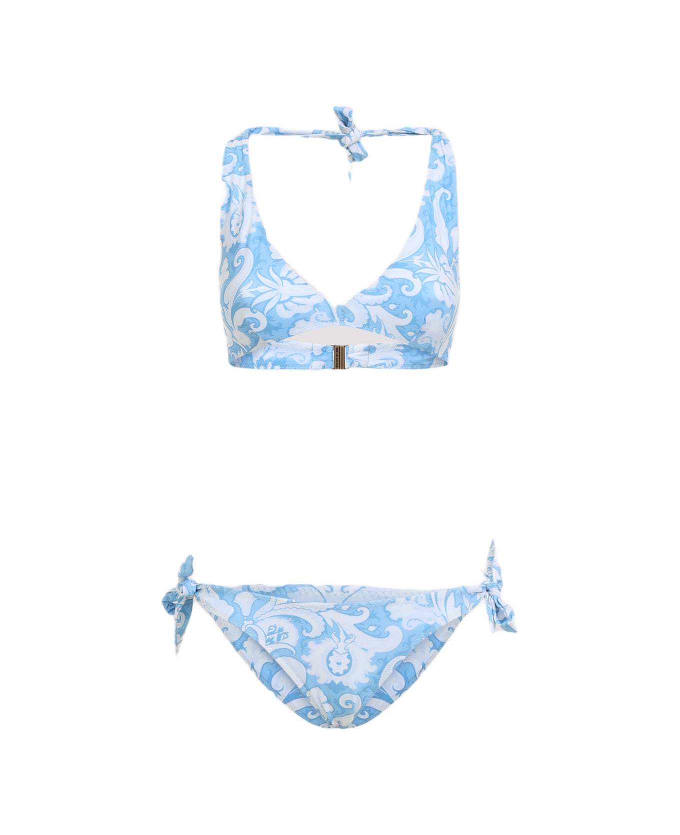 Etro Floral Paisley Bikini - Blue