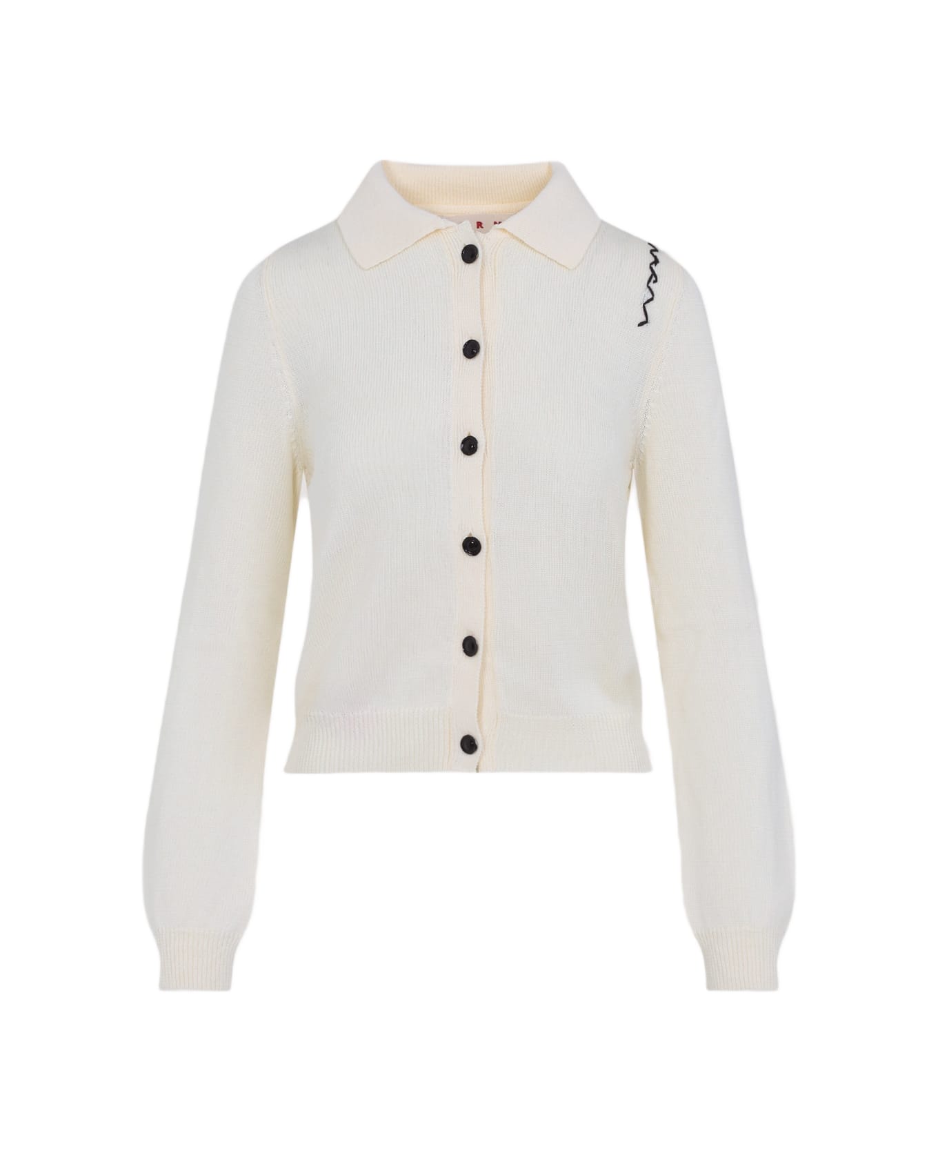 Marni Cotton Cardigan - Snow