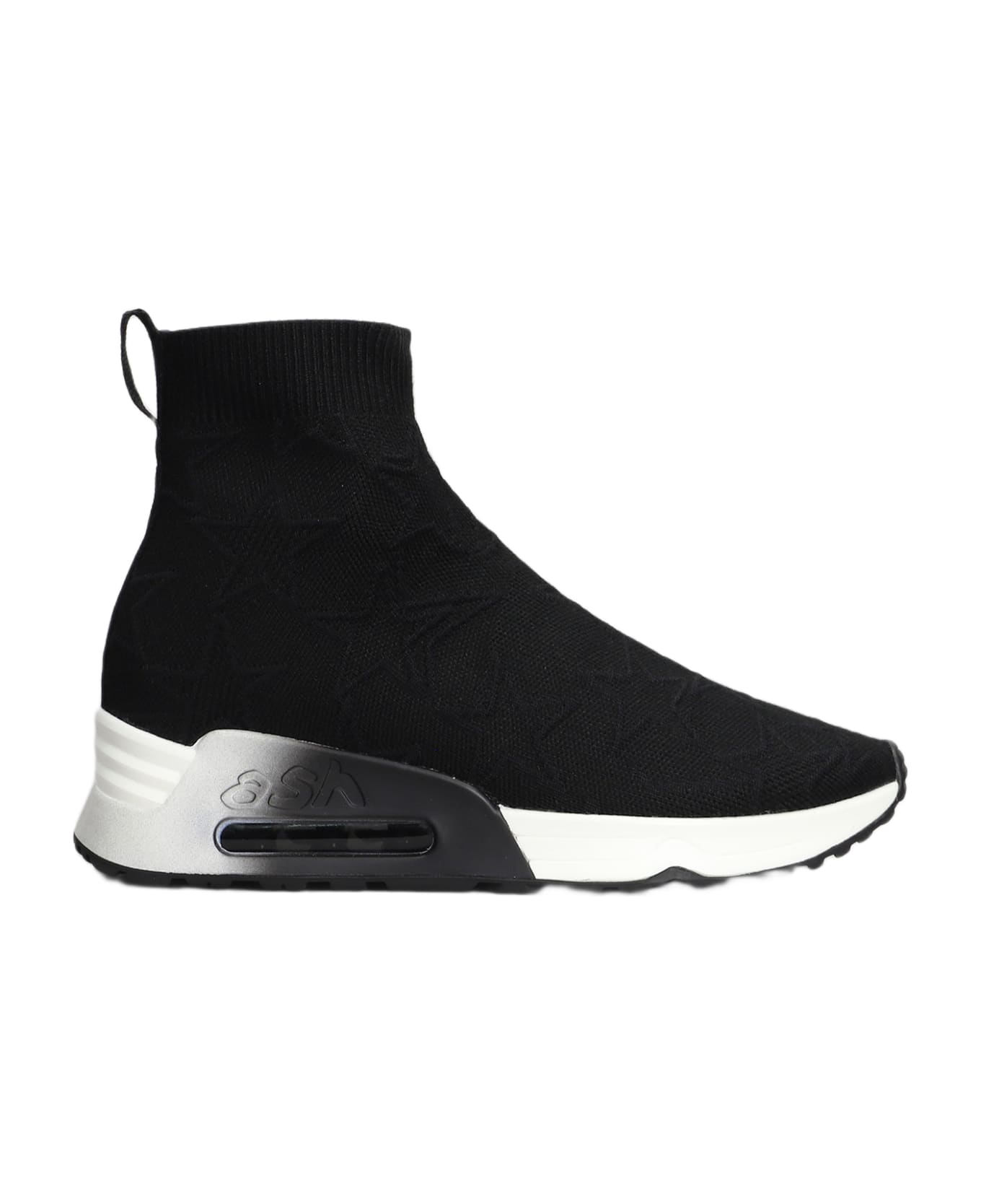 Ash Lab Star Sneakers In Black Fabric - black