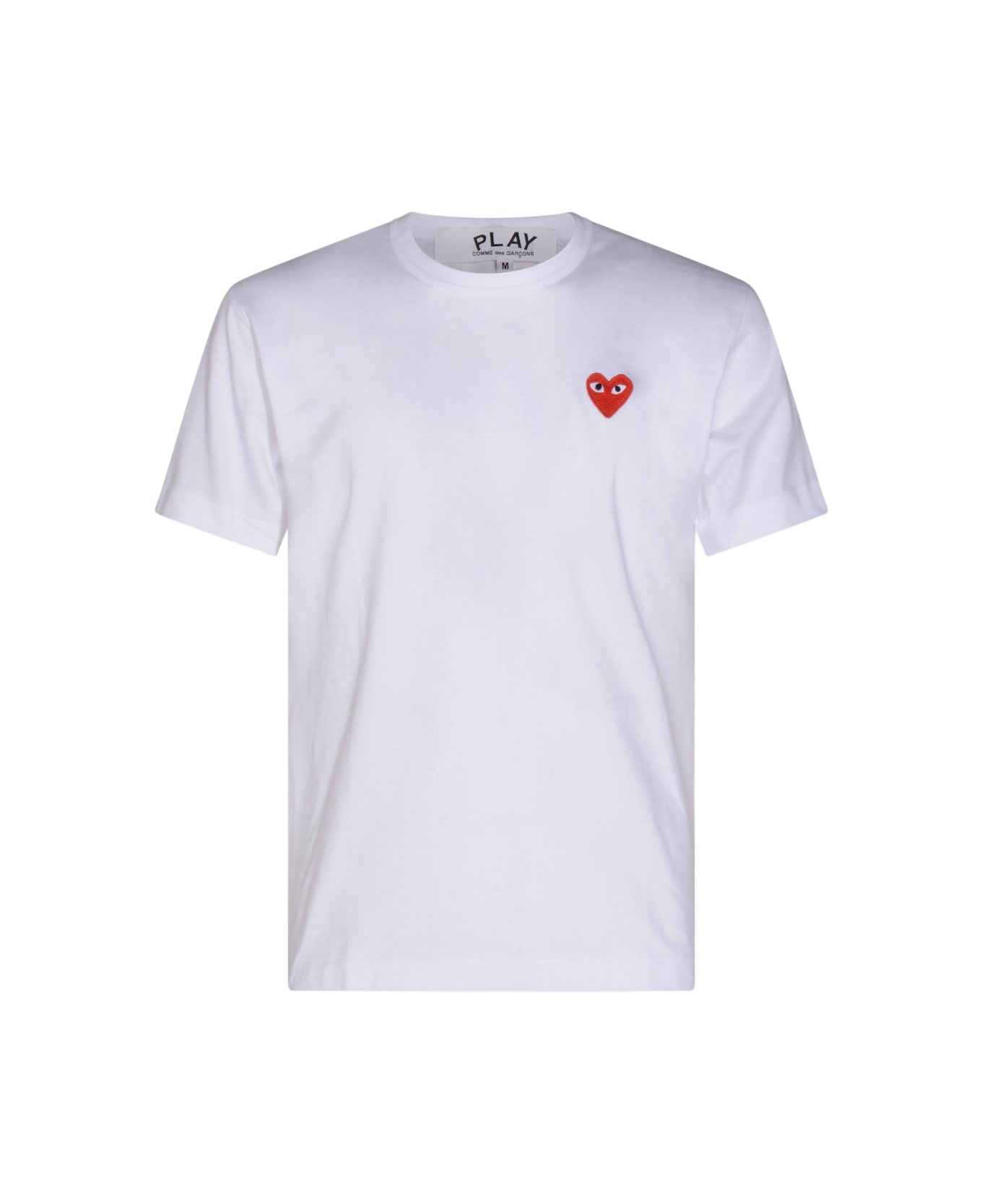 Comme des Garçons Play White Cotton T-shirt - White