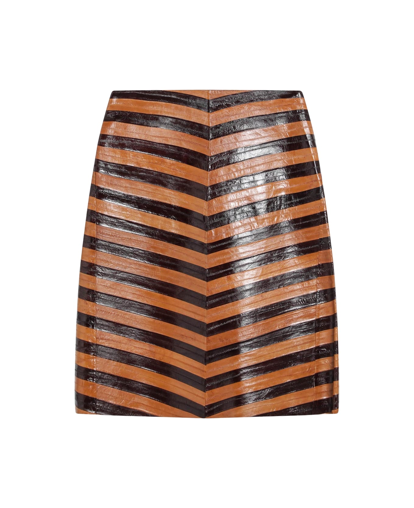Fendi Skirt - DARK BROWN+CARAMEL