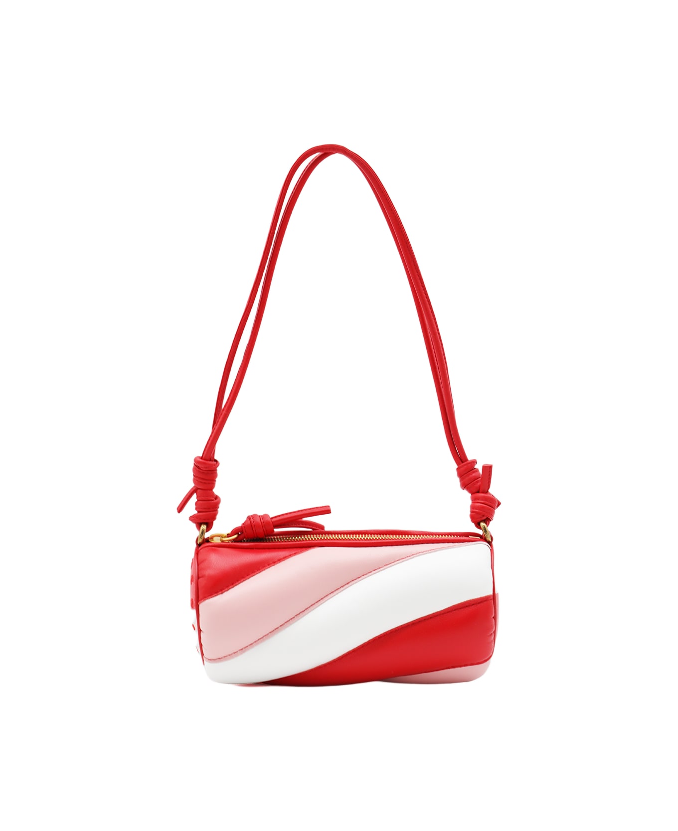Fiorucci Multicolor Leather Shoulder Bag - Red