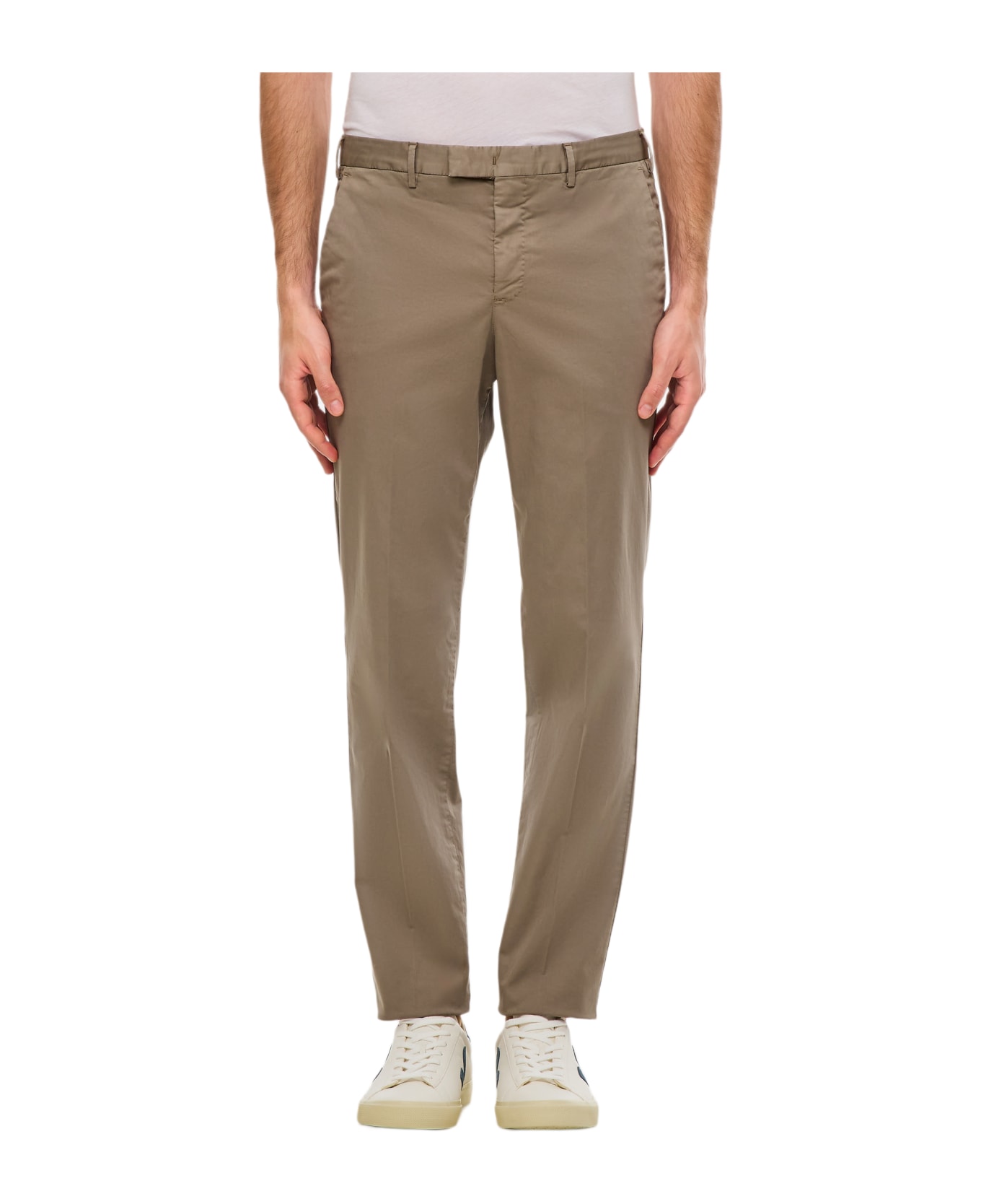 PT Torino Cotton Trousers - Beige
