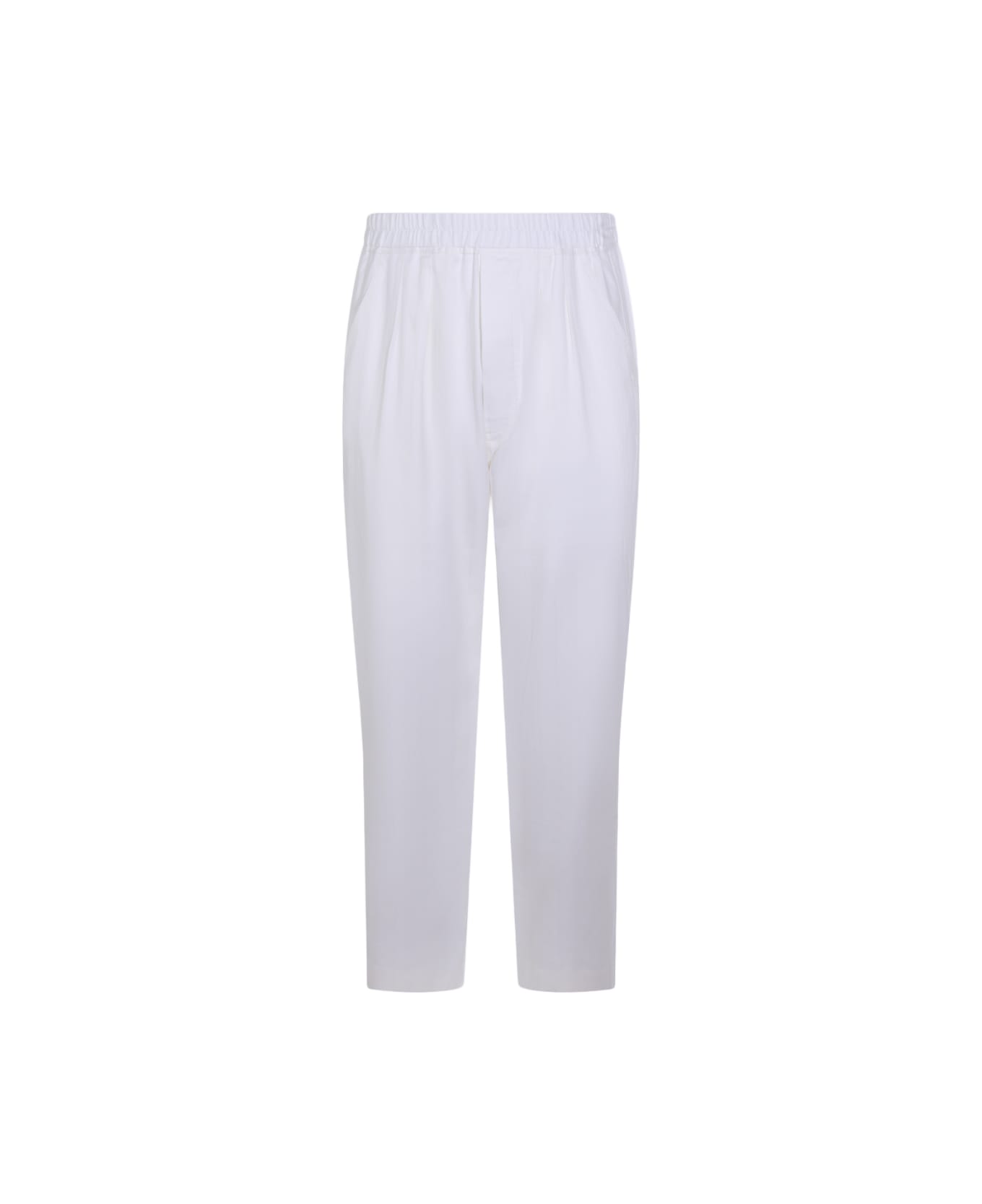 Tom Ford White Cotton Pants - Beige