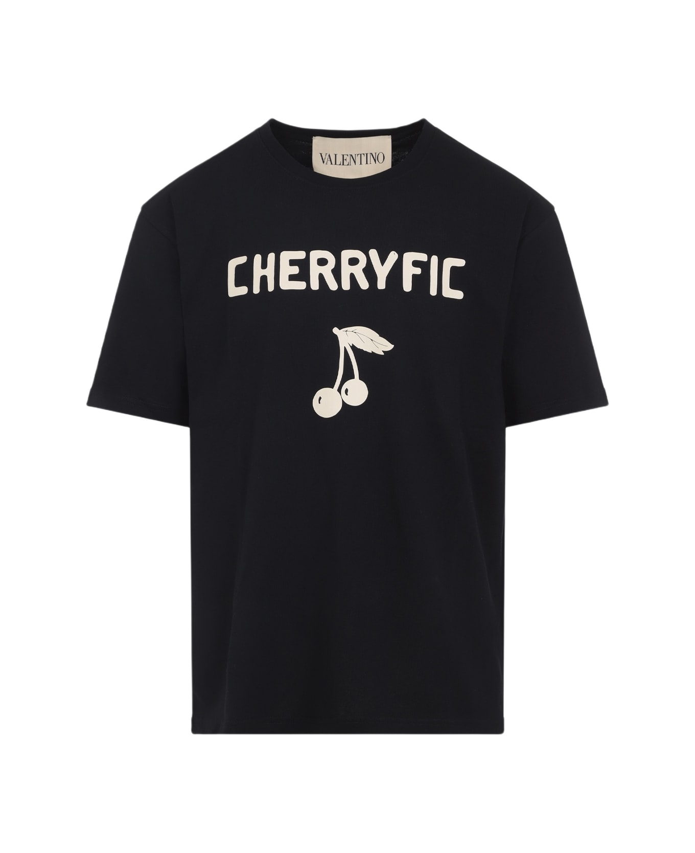 Valentino Cherryfic T-shirt - Ra Nero Burro