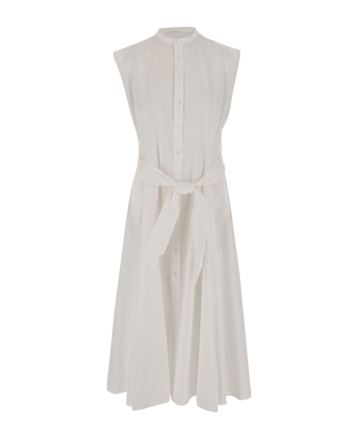 Polo Ralph Lauren Short Sleeves Svan Day Dress - White