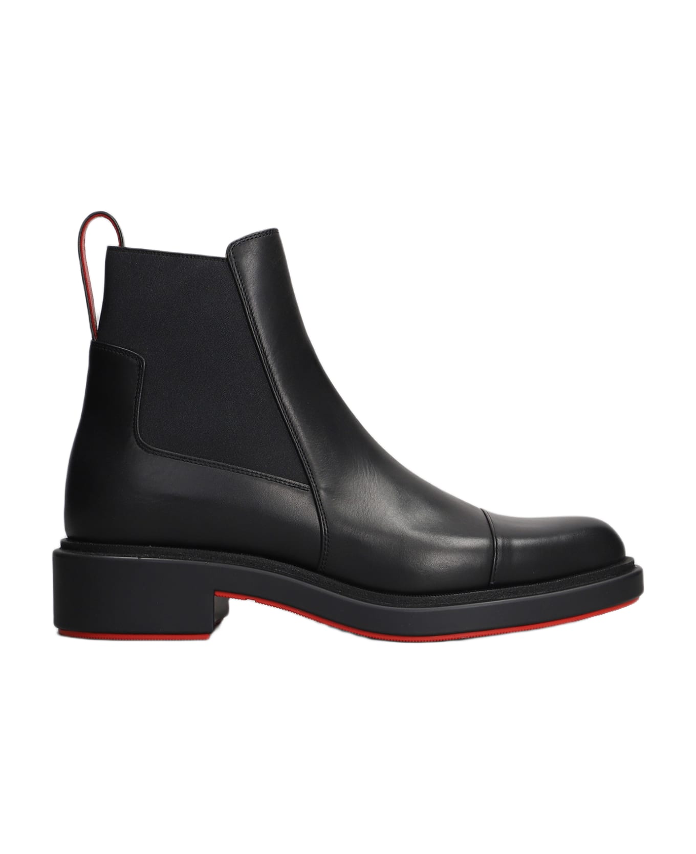 Christian Louboutin Urbino Ankle Boots In Black Leather - black ブーツ