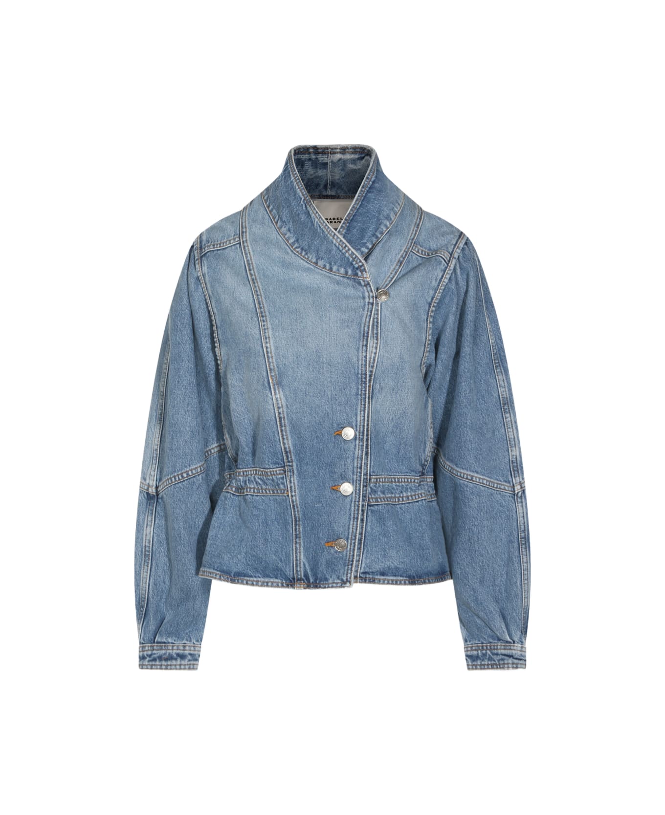 Marant Étoile Light Blue Cotton Denim Jacket - Blue