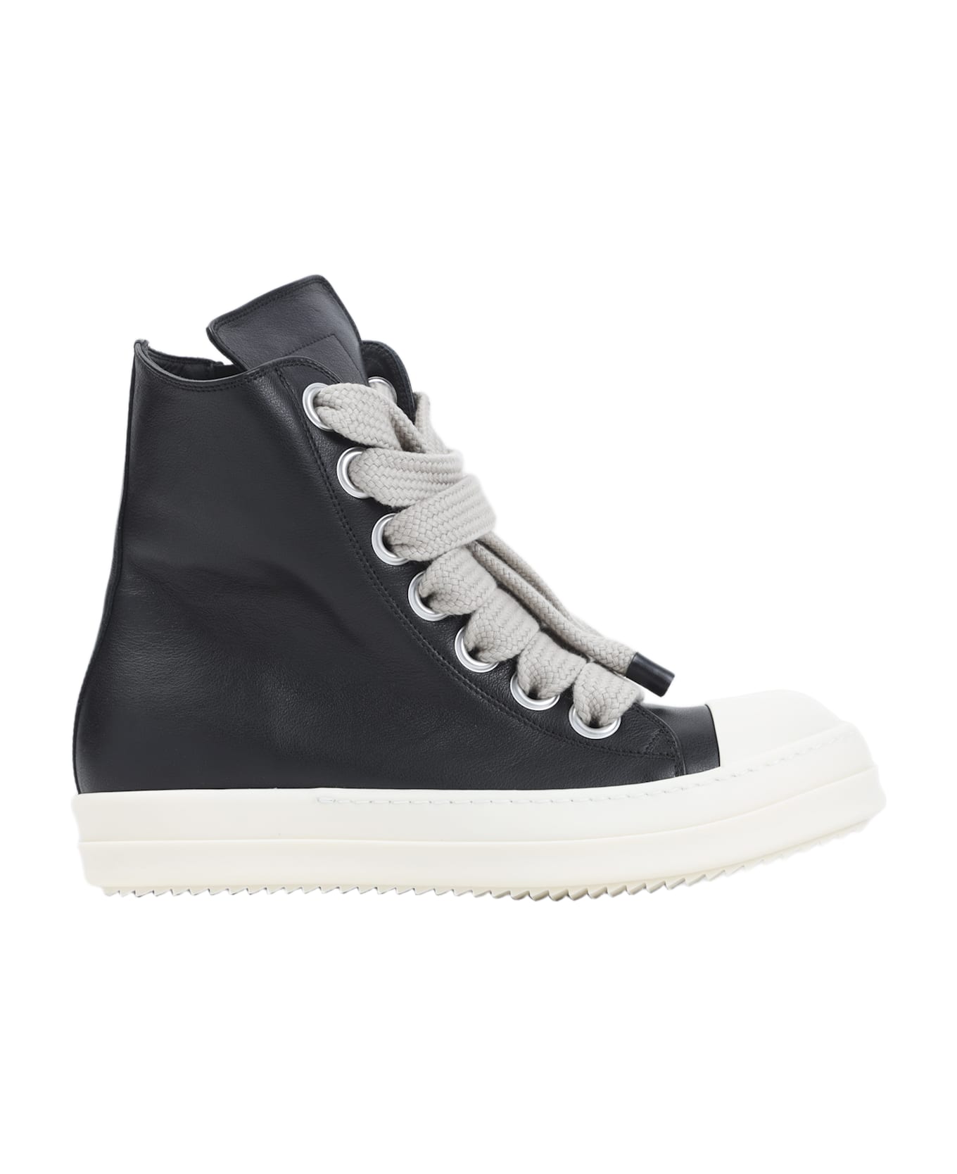 Rick Owens Jumbolace Sneakers - Black Milk Milk