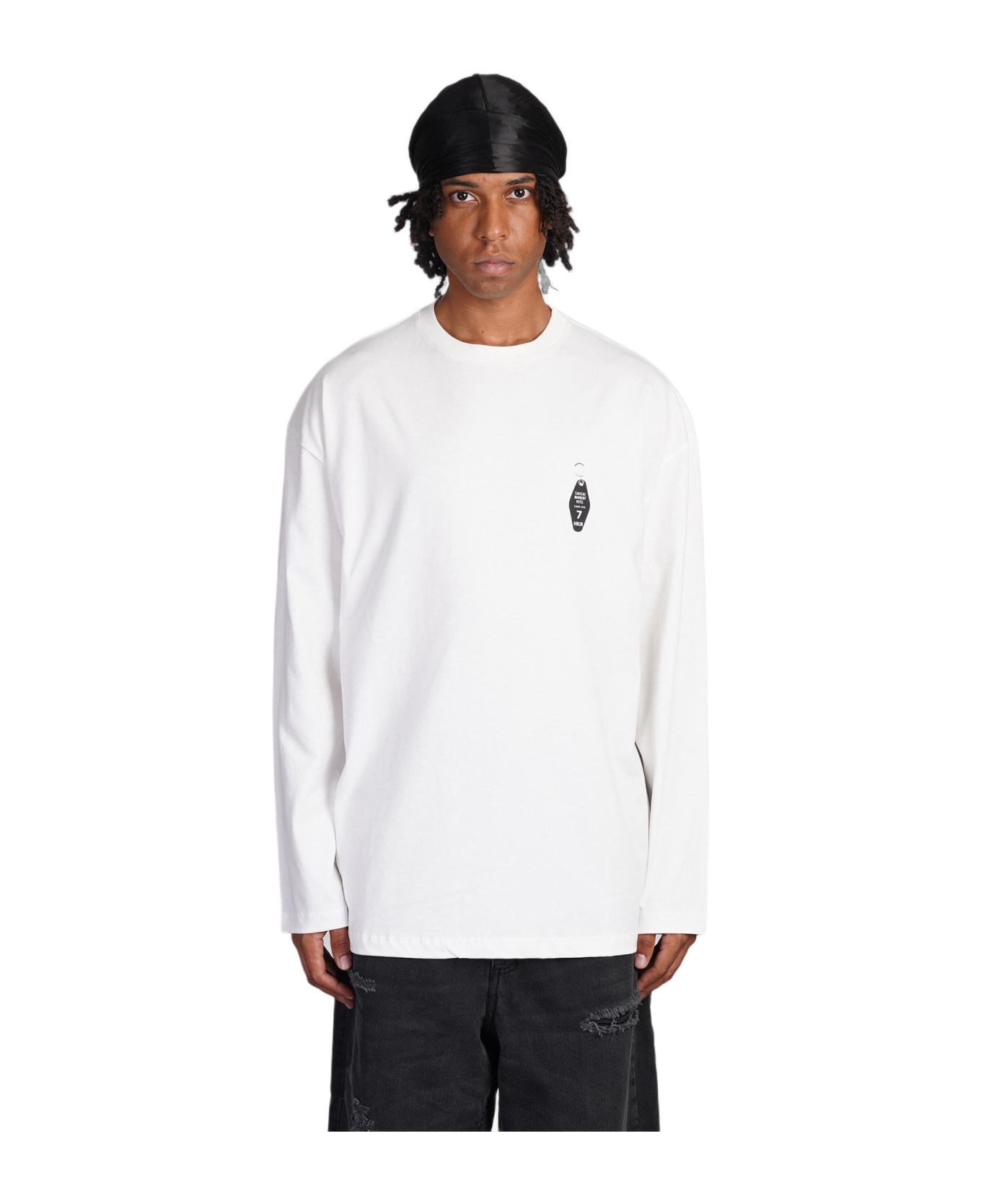 ih nom uh nit T-shirt In White Cotton - white
