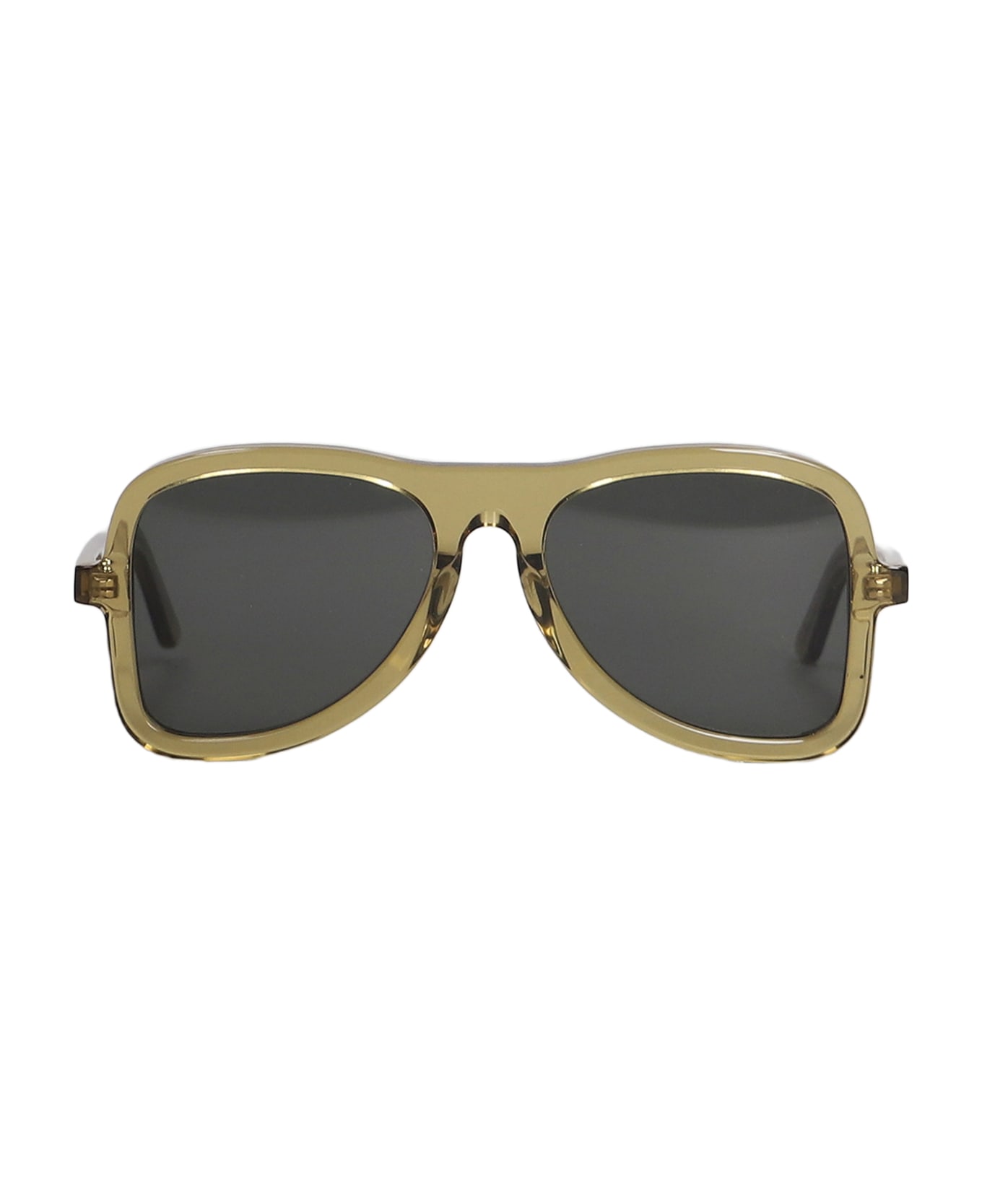Séfr Sunglasses In Green Acetate - green