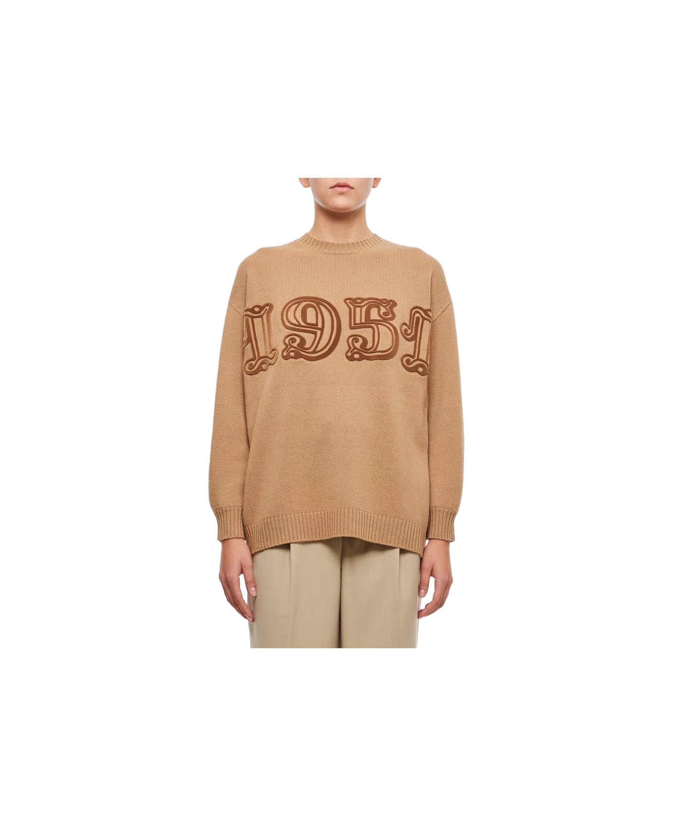 Max Mara Fido Crewneck 1951 Sweater - Brown