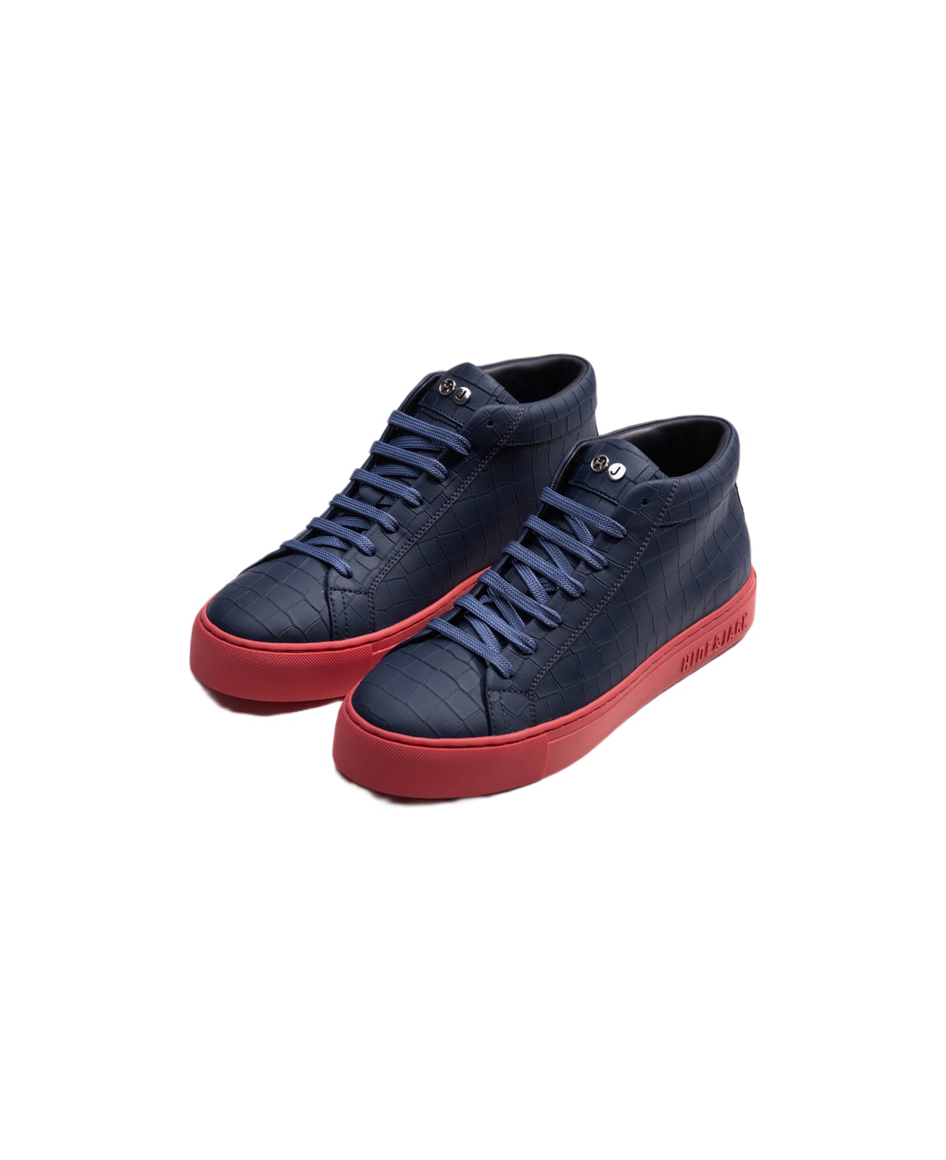 Hide&Jack High Top Sneaker - Essence Blue Red