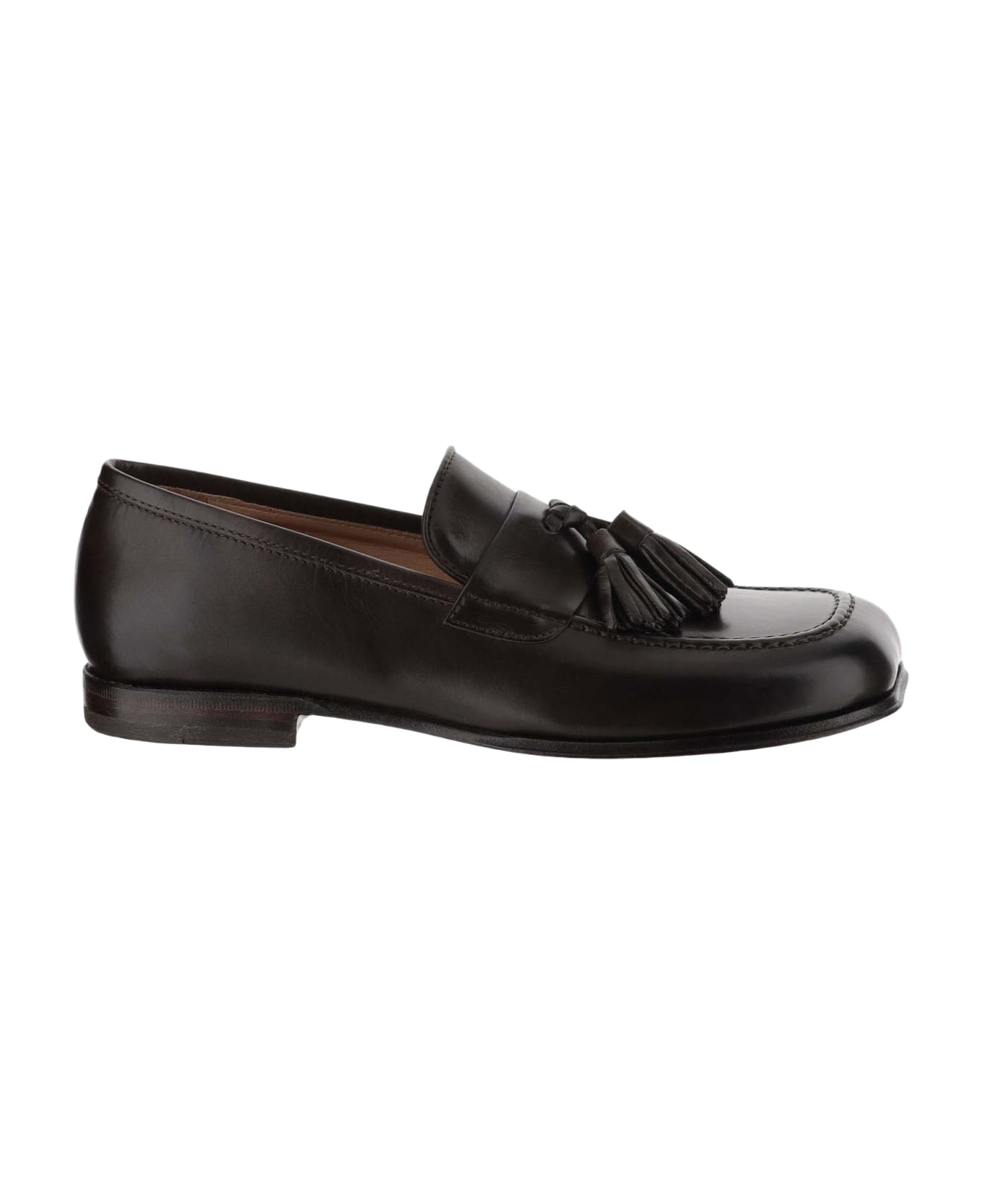 Hervè Chapelier Leather Loafers - Brown