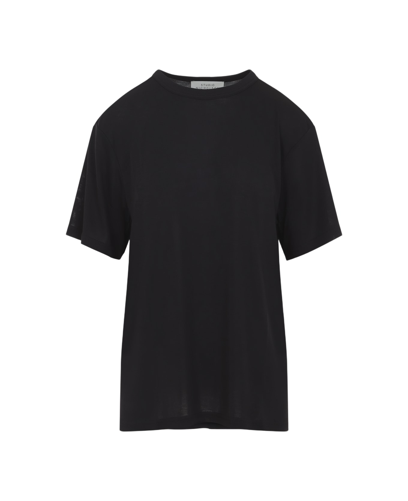 Studio Nicholson Rond T-shirt - Black Grape