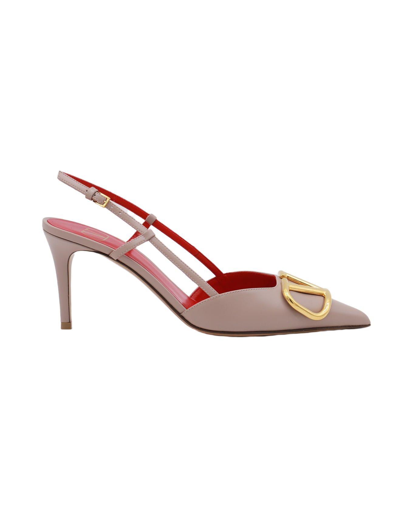 Valentino Garavani Beige Pumps - POUDRE