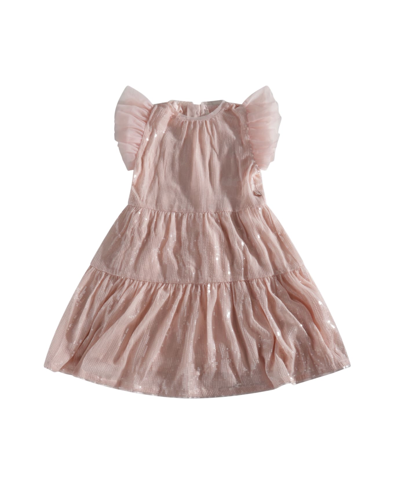 Billieblush Pink Beige Dress - Rosa Pallido
